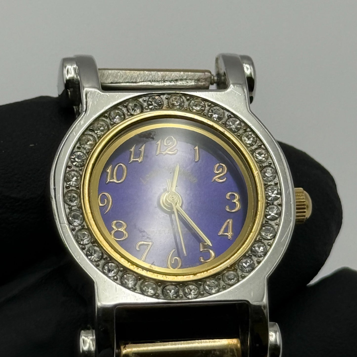 Louis Valentin Swiss Design Ladies Quartz Watch Two Tone Bracelet Working 23mm