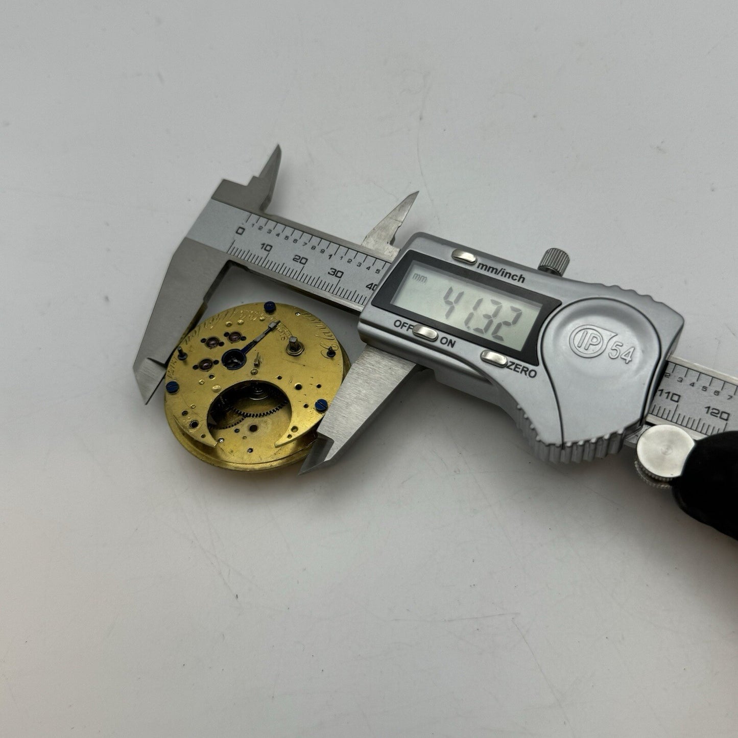 44.7mm Clayton Atherton Interesting Pocket Watch Movement FOR PARTS