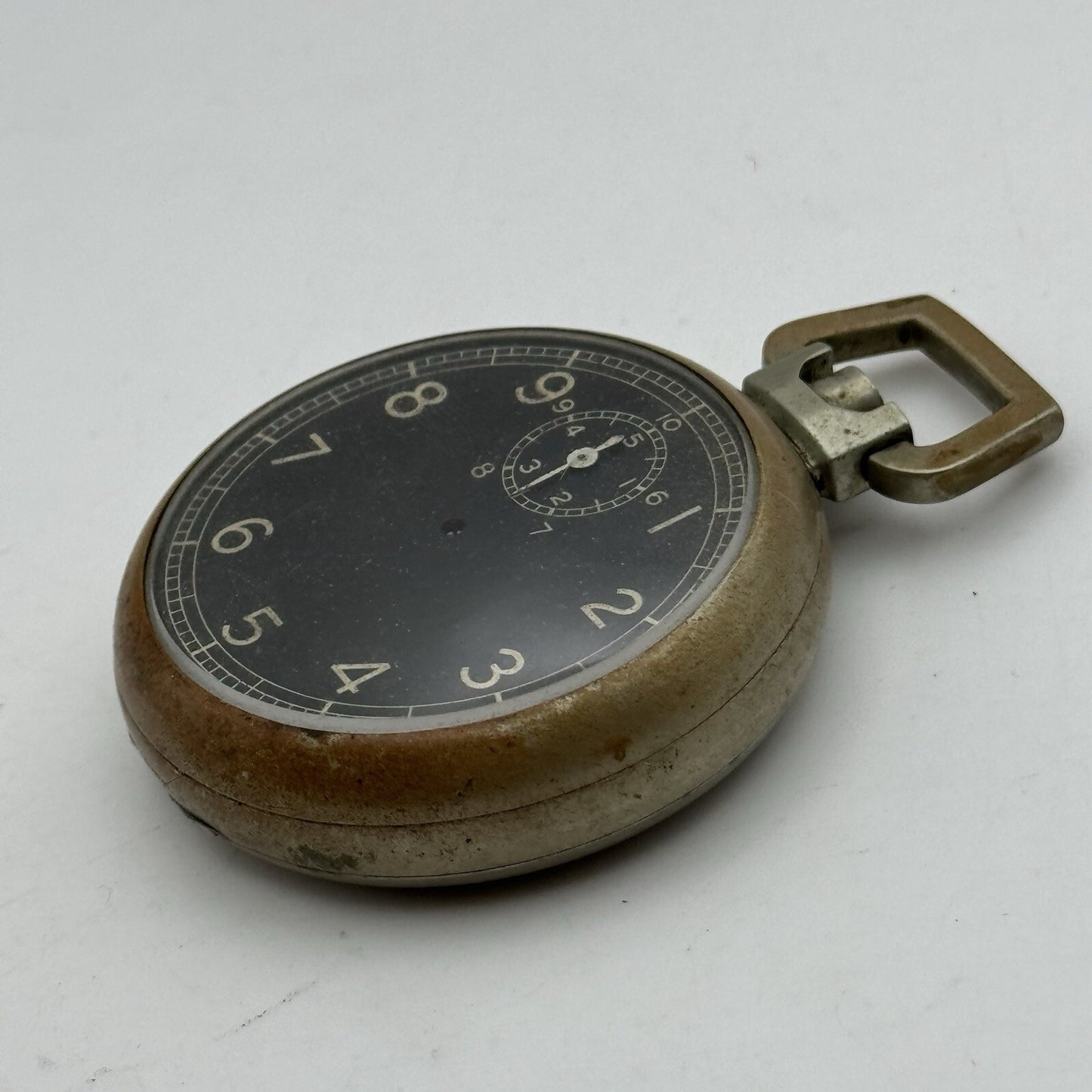 49mm 1940s Elgin USA Grade 582 Model 21 Star Case Co Stop Watch TO RESTORE