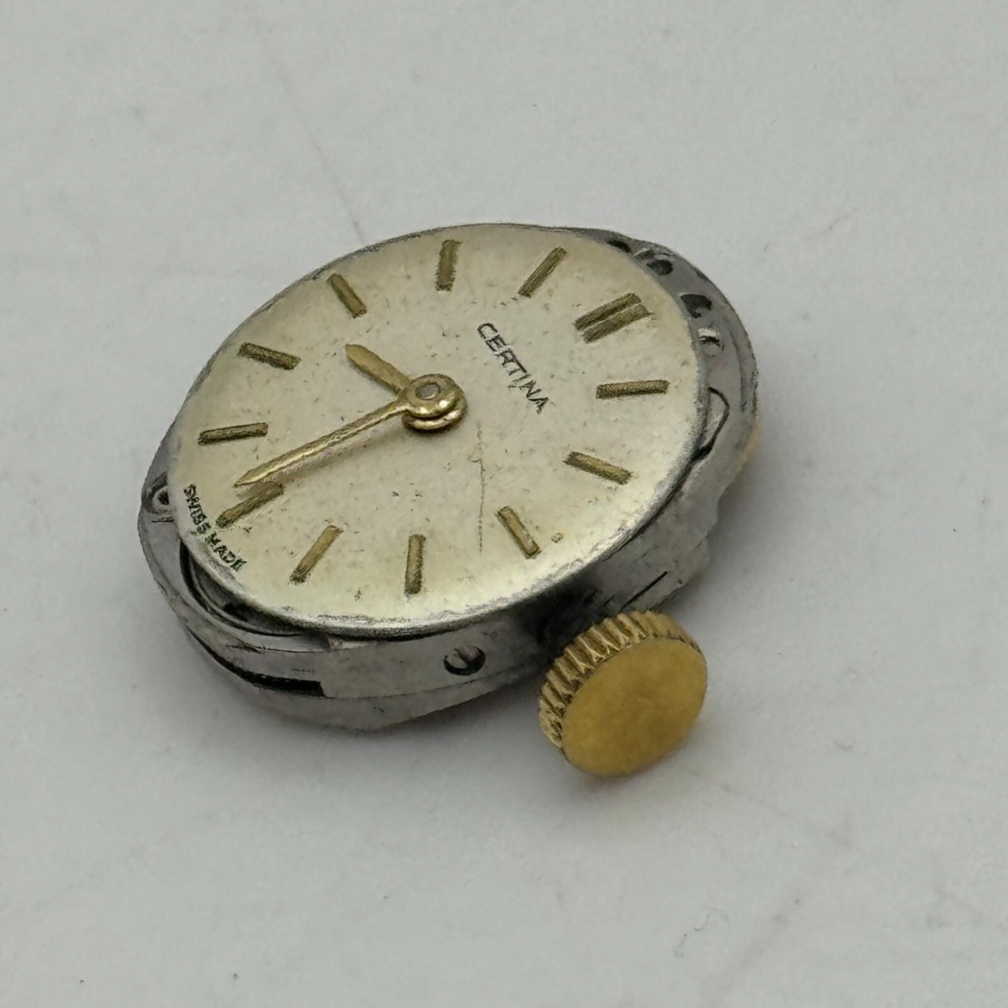 12.9mm Ladies Running Certina 13-20 Swiss Manual Wind Watch Movement PARTS SPARE