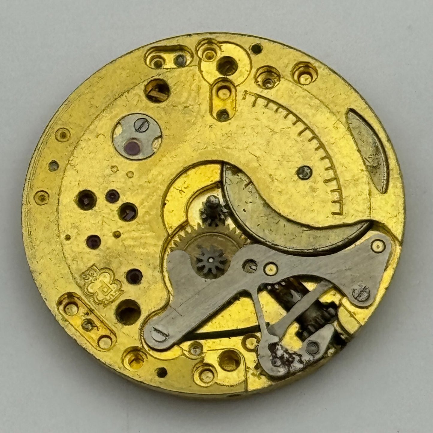 23.6mm Hefik 180 Manual Wind Swiss 15 Jewels Watch Movement Vintage PARTS SPARES
