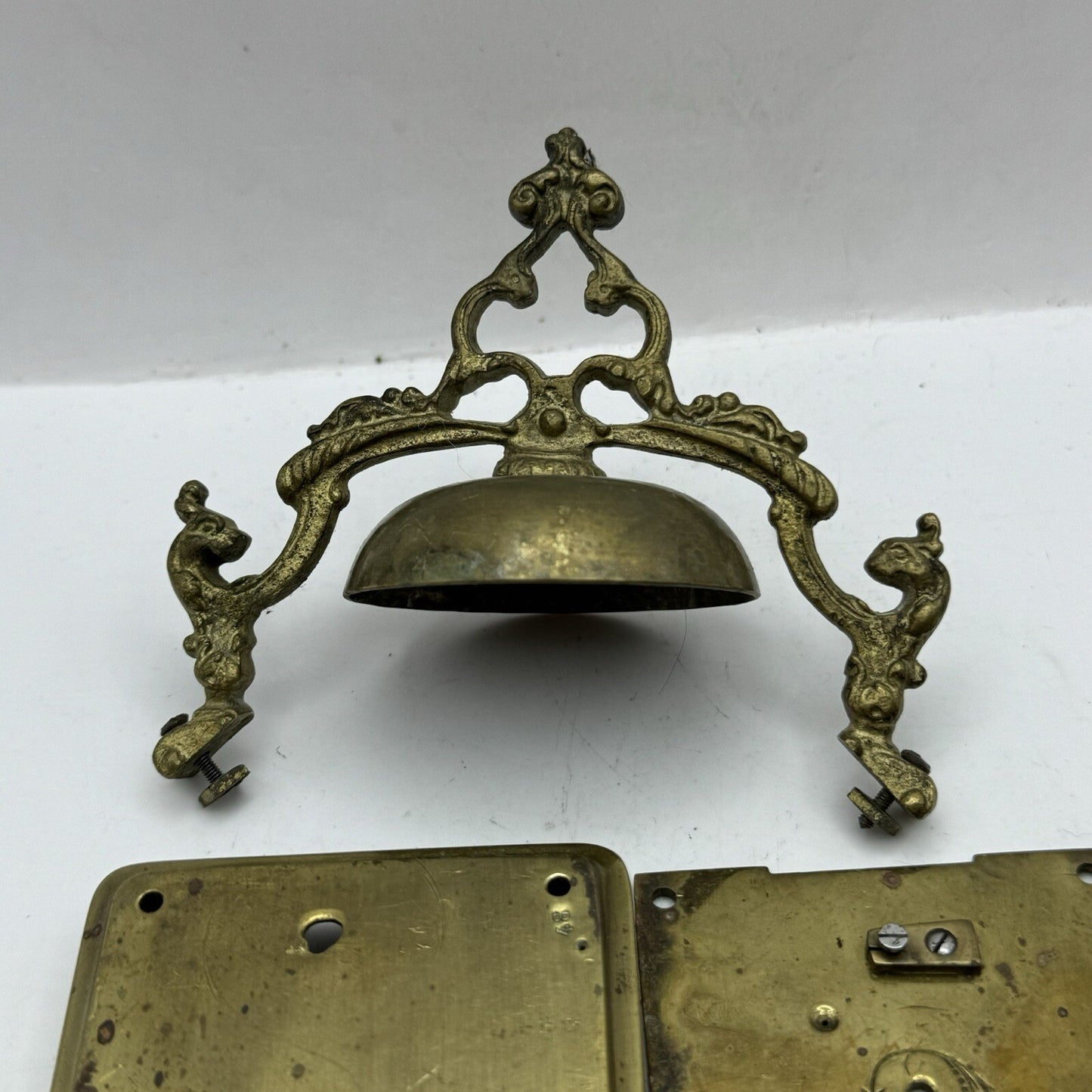 Unidentified Antique Clock Parts Unknown Origin Or Age See Photos Parts Repair