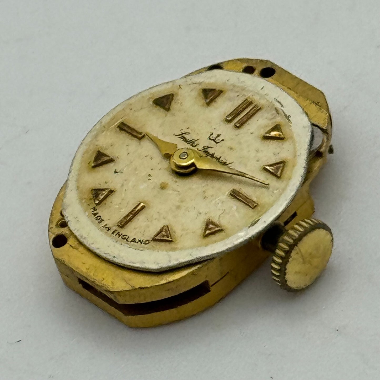 12.7mm Ladies Running Smiths Imperial Manual Wind Watch Movement Vintage PARTS