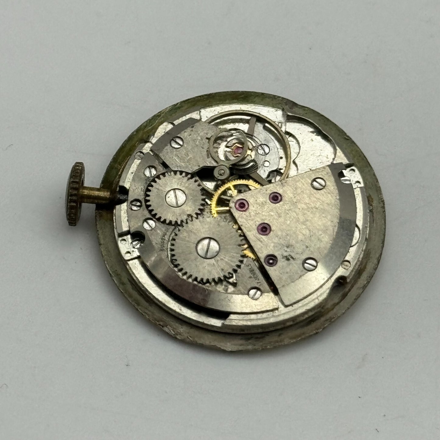 26mm Mens Avia ETA 2408 Manual Wind 17 Jewels Watch Movement PARTS REPAIR SPARE