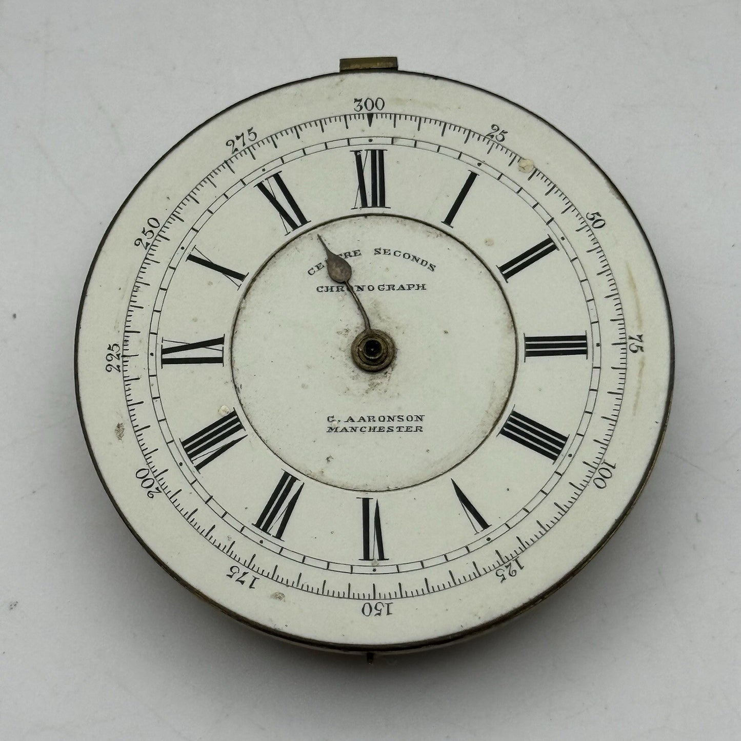 51.7mm Centre Seconds Chronograph Fusee Pocket Watch Movement FOR PARTS