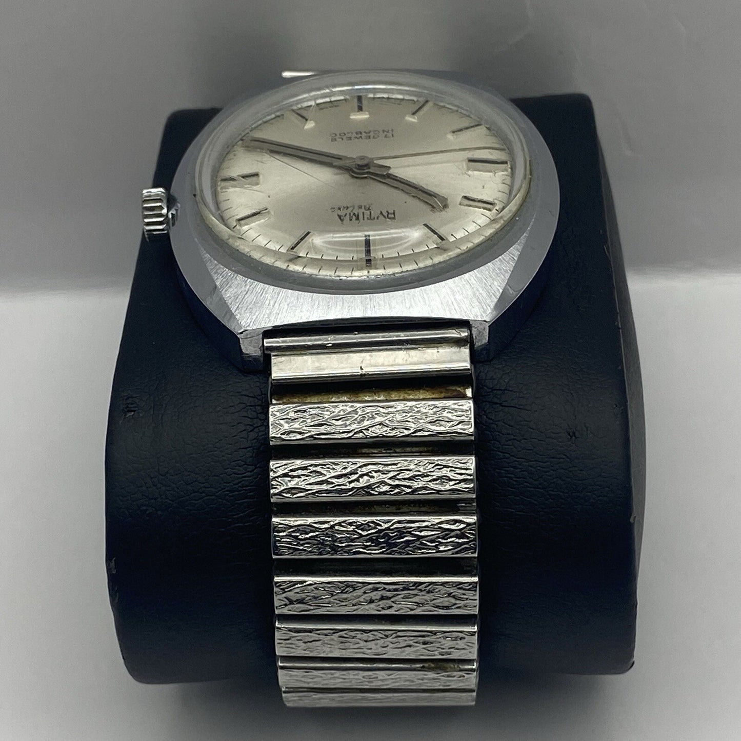 35mm RUNNING TO REPAIR Vintage Rytima De Luxe Ronda RAX 1233 Movement For Parts