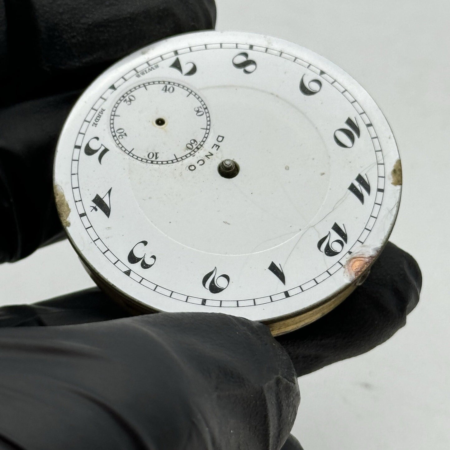 42.9mm Manual Wind Denco Higher Grade Pocket Watch Movement FOR PARTS Restore