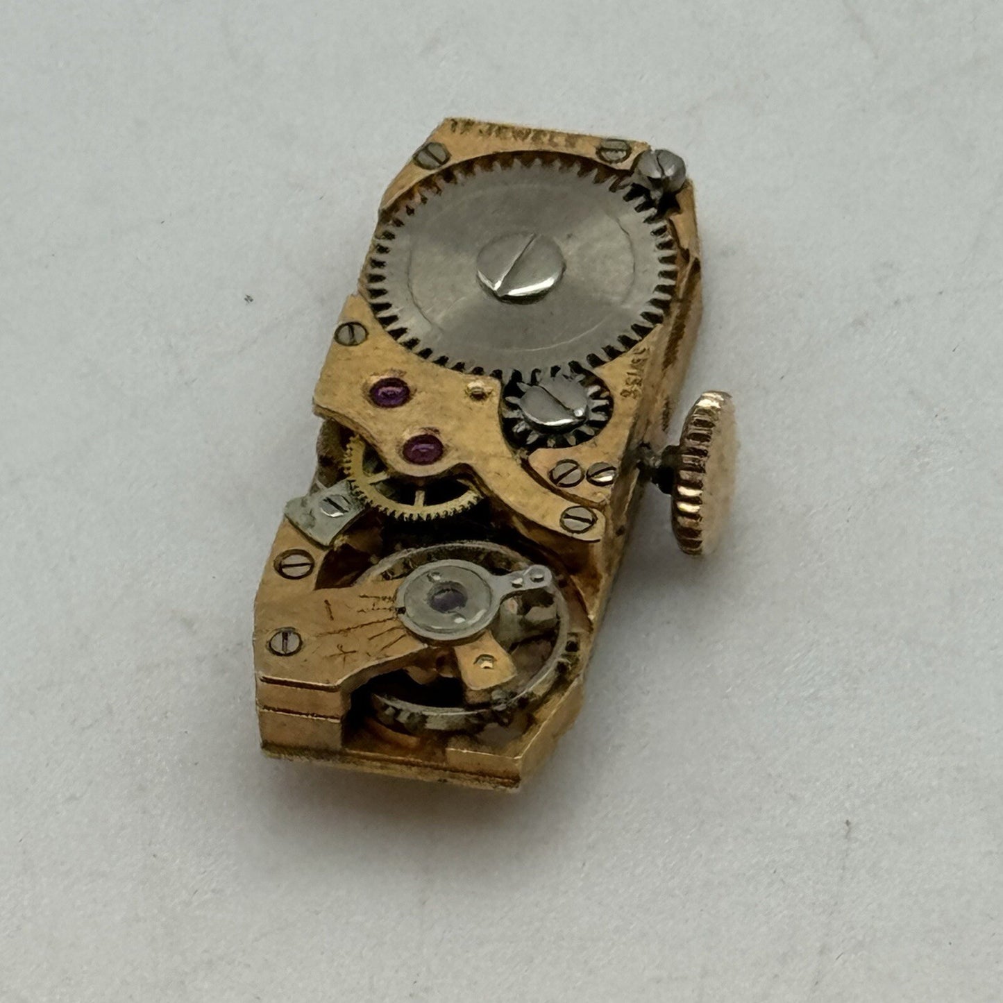 8.9mm Small Varbar Tank Watch Movement Dial Hands Restoration Repair Bal Ok