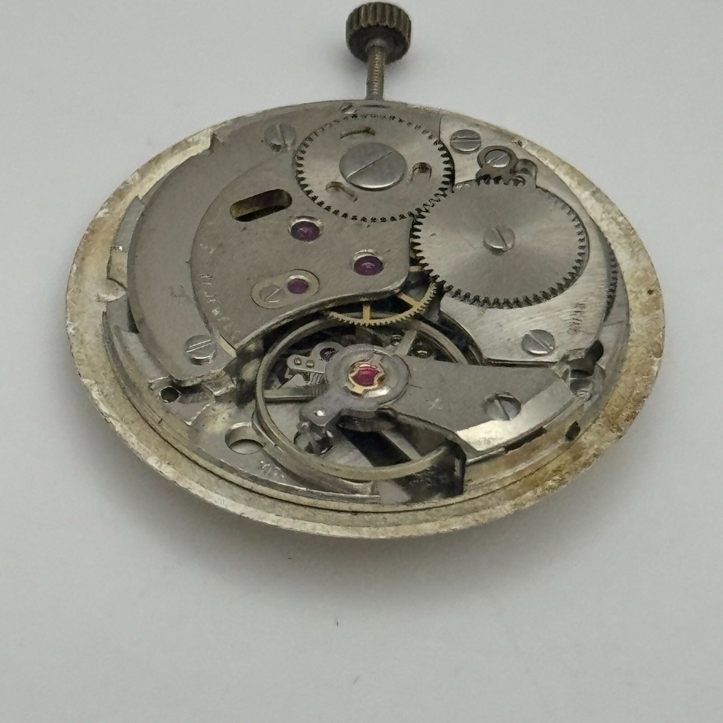 25.9mm Everite AS 1710/11 Balance Ok Watch Movement Swiss Vintage PARTS SPARES