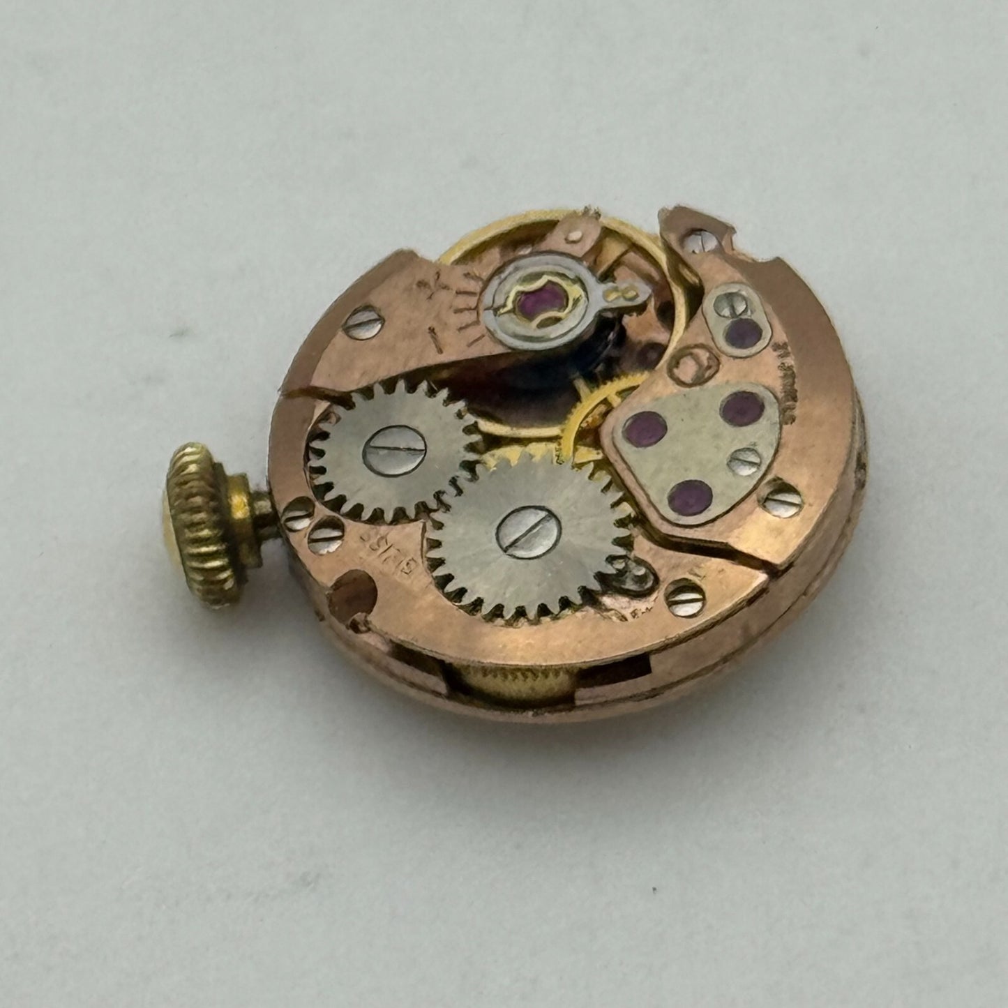 15.5mm Walker & Hall ETA 2412 Manual Wind 21 Jewels Watch Movement PARTS REPAIR