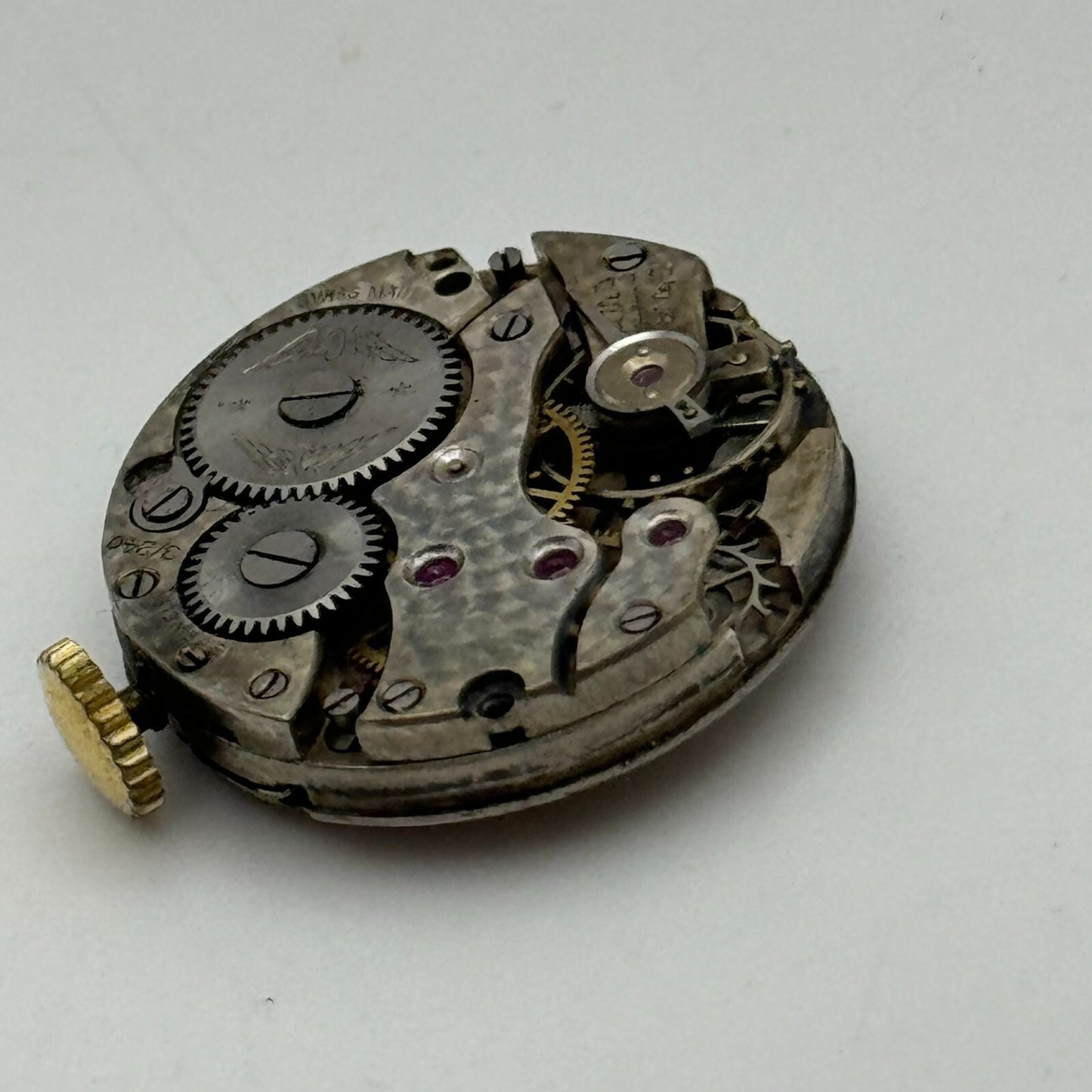 22mm Rotary 3/240 Balance Intact Manual Wind Watch Movement Swiss Vintage PARTS