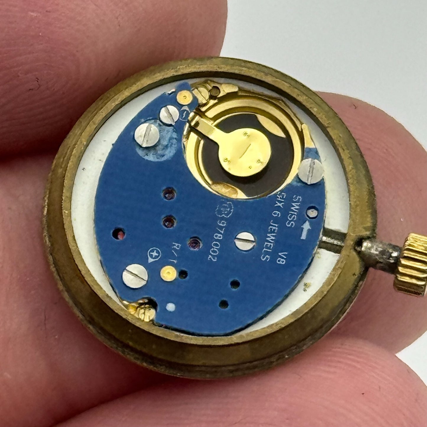 19mm Ladies Garrard ETA 978.002 Quartz Partial Watch Movement Vintage PARTS