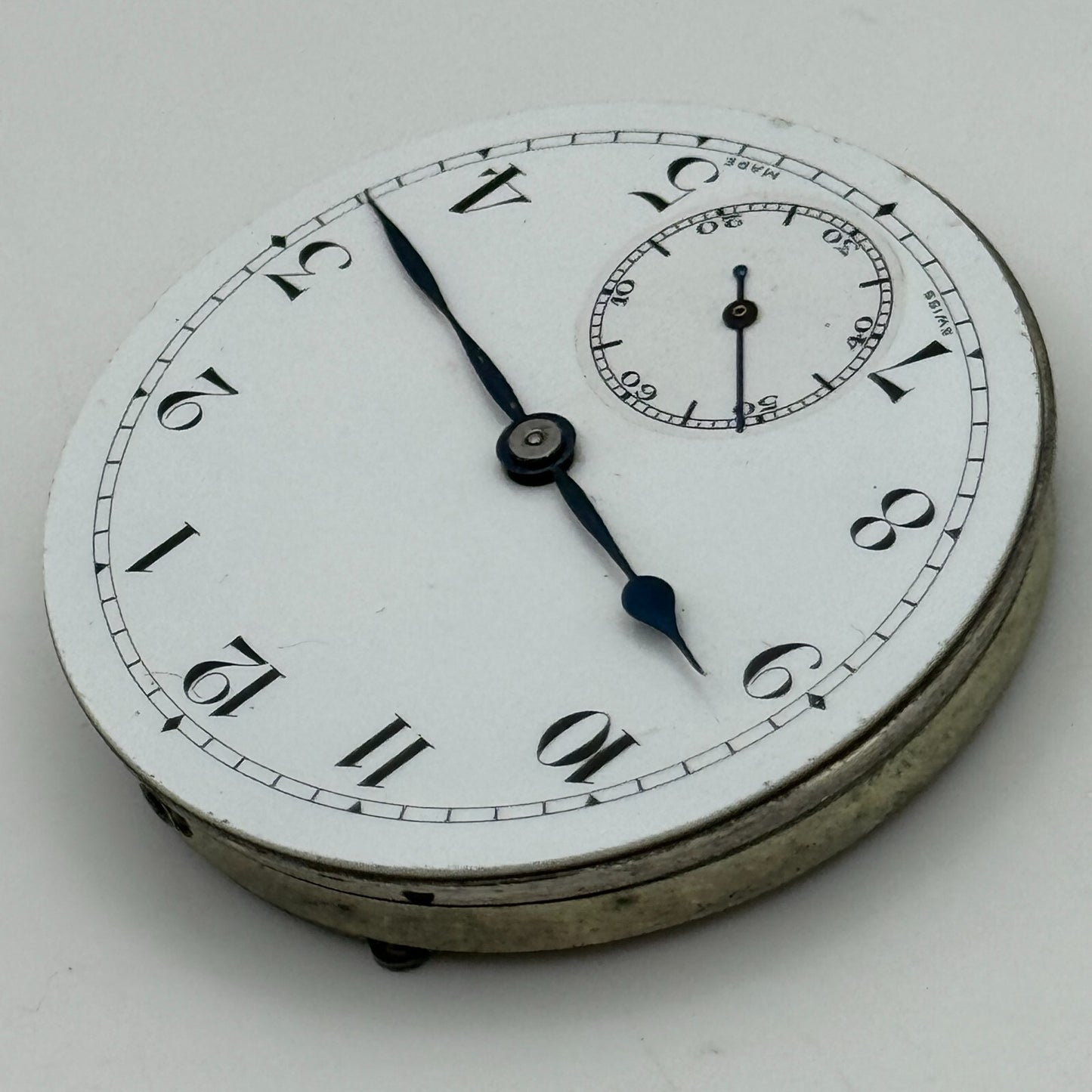 43mm Cyma Ref 919 Tavannes Open Face Balance Ok Pocket Watch Movement PARTS
