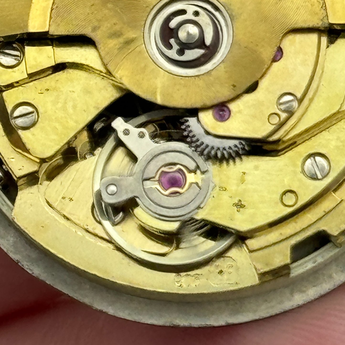 25.5mm Mens Running Swiss Emperor FHF 908 Automatic Watch Movement Vintage PARTS