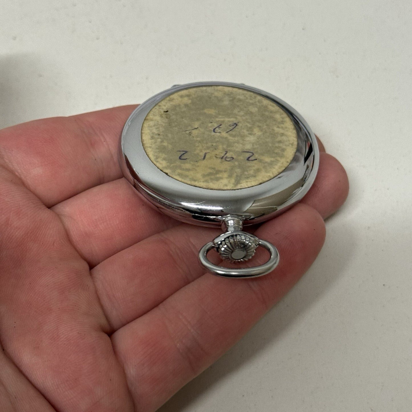 50mm Vintage Dowel NEW OLD STOCK Open Face Sub Seconds Pocket Watch TO SERVICE