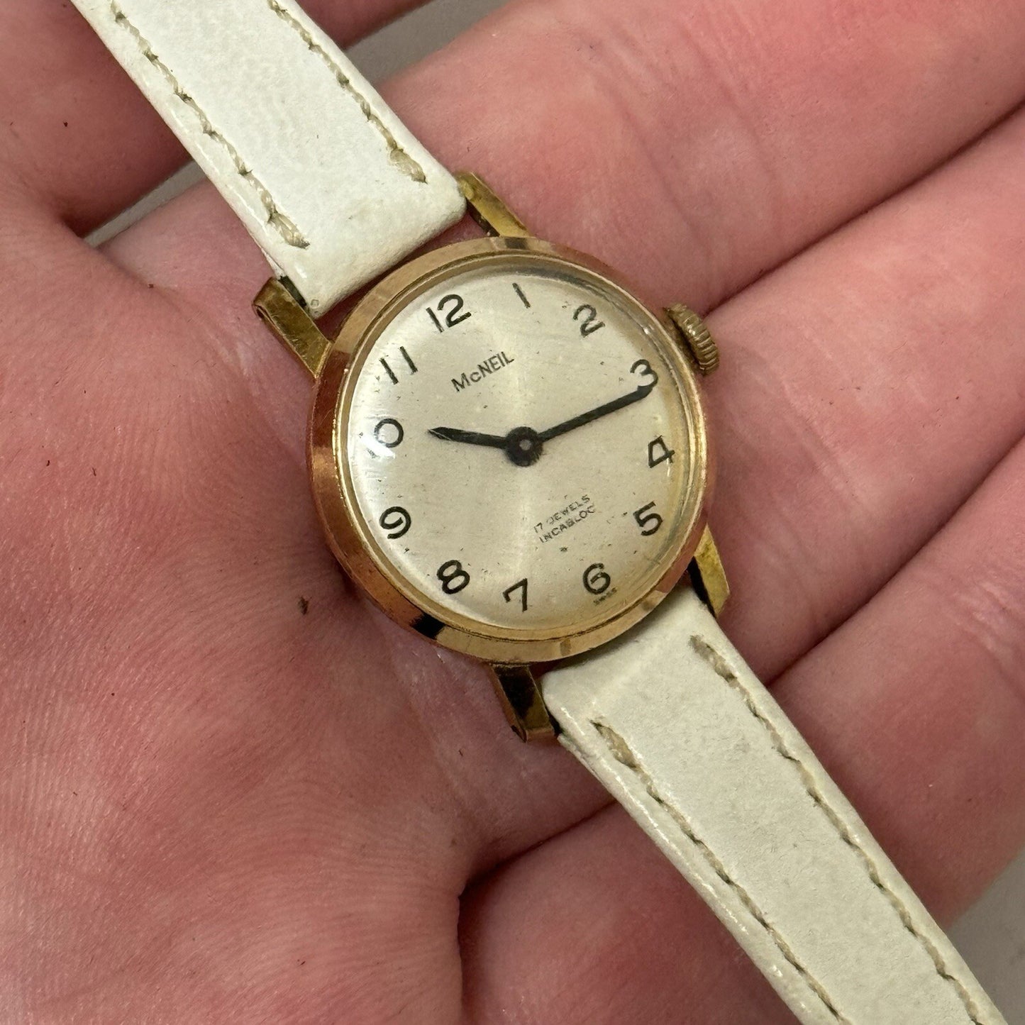 21mm Ladies Manual Wind McNeil Unsure Of Calibre Watch NON WORKING