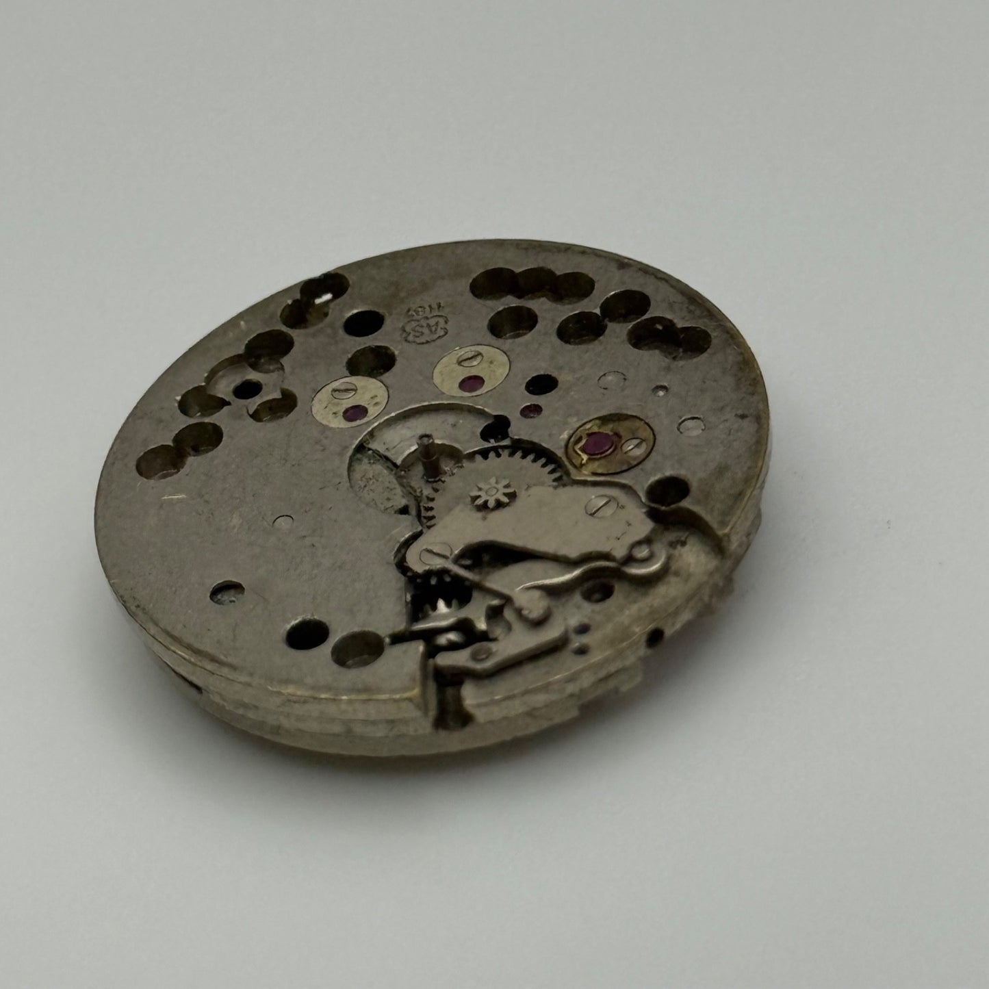 AS 1187 Watch Movement Delaware Manual Wind Vintage Swiss Parts Repair 25.9mm