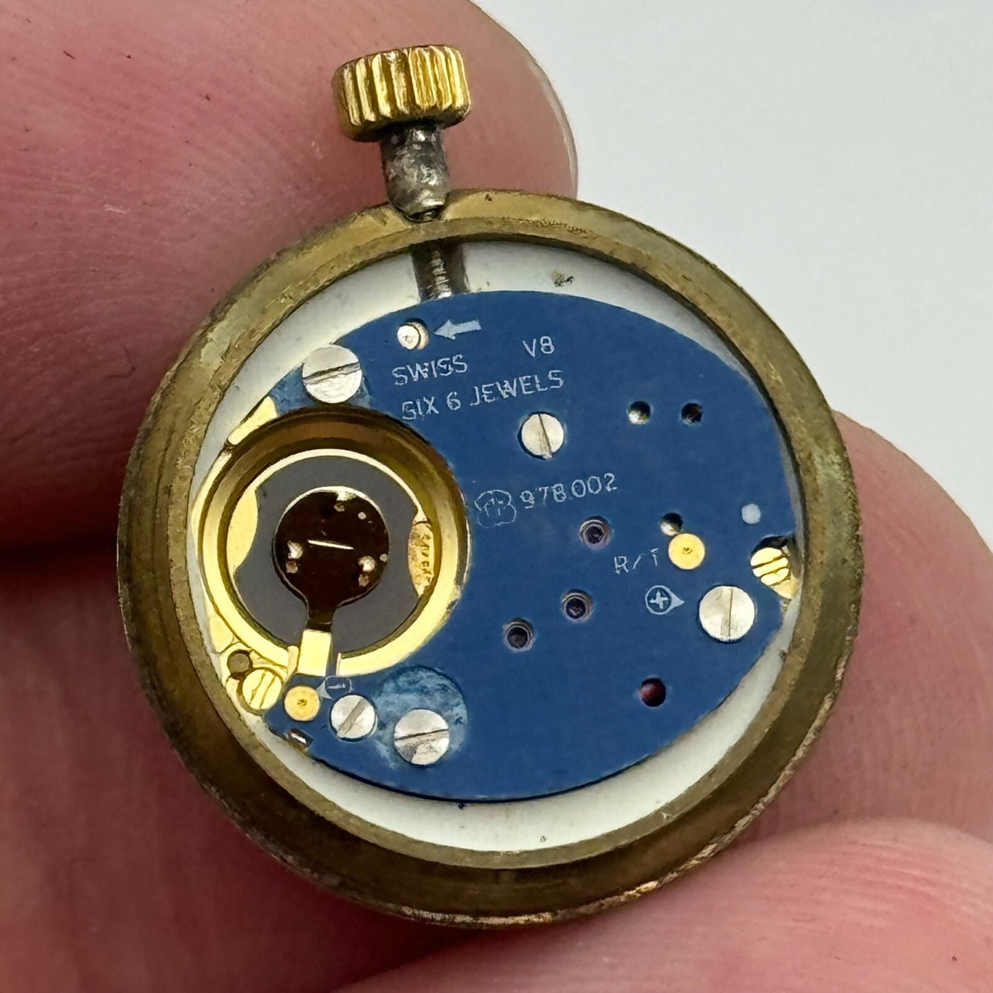 19mm Ladies Garrard ETA 978.002 Quartz Partial Watch Movement Vintage PARTS