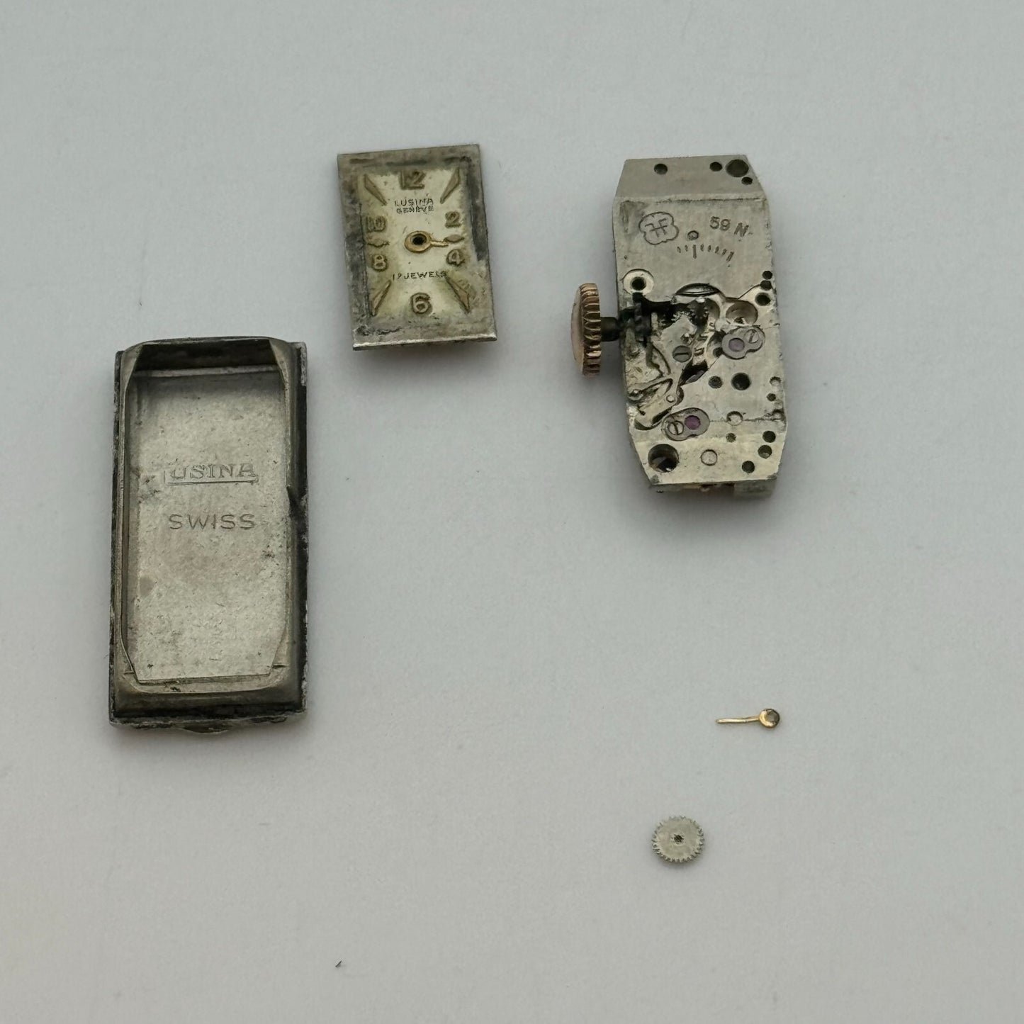9mm Ladies Lusina FHF 59N Manual Wind 17 Jewels Watch Movement Swiss Made PARTS