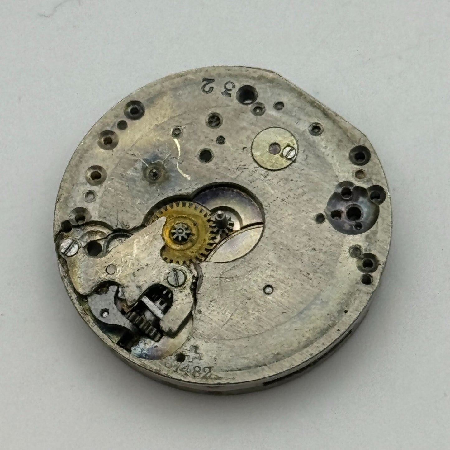 23.6mm Balance Ok FHF Patent 51482 Manual Wind Watch Movement Swiss Made PARTS