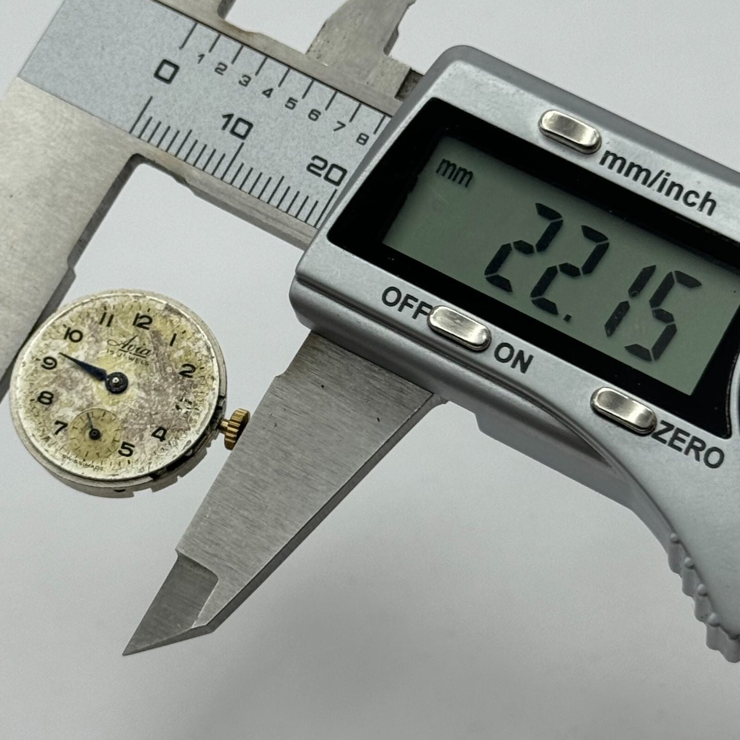 19.6mm Ladies Avia Derby D40 Manual Wind 15 Jewels Watch Movement PARTS SPARES