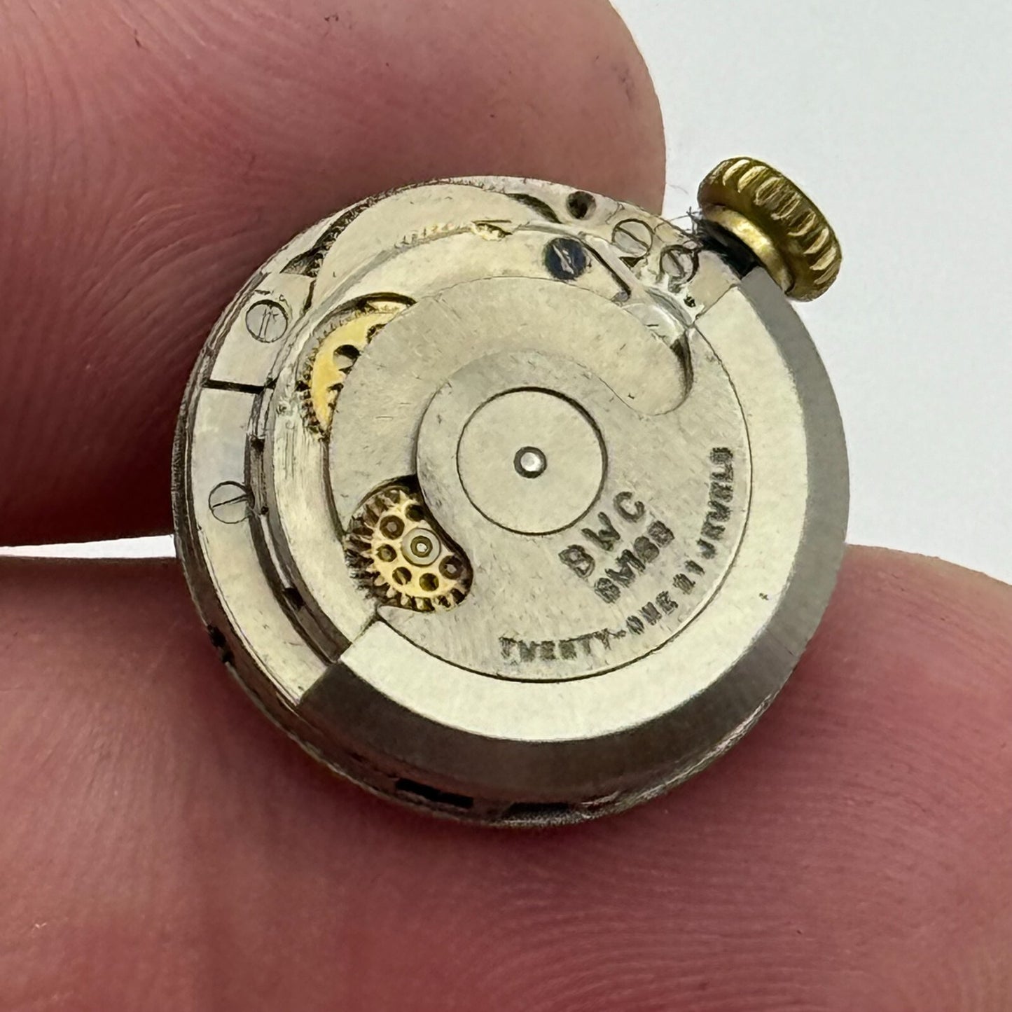 17.4mm BWC ETA 2550 Swiss Manual Wind 21 Jewels Watch Movement PARTS REPAIR