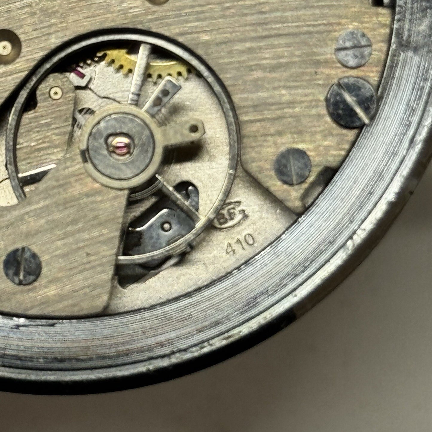 54mm Manual Wind Smith Min Jewelled Lever Stop Watch NON WORKING