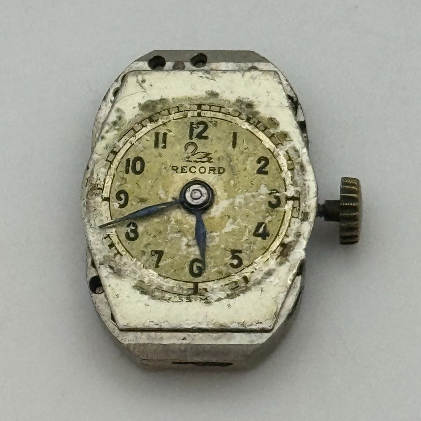 12.8mm Running Record Cal 109 Manual Wind 15 Jewels Swiss Watch Movement PARTS