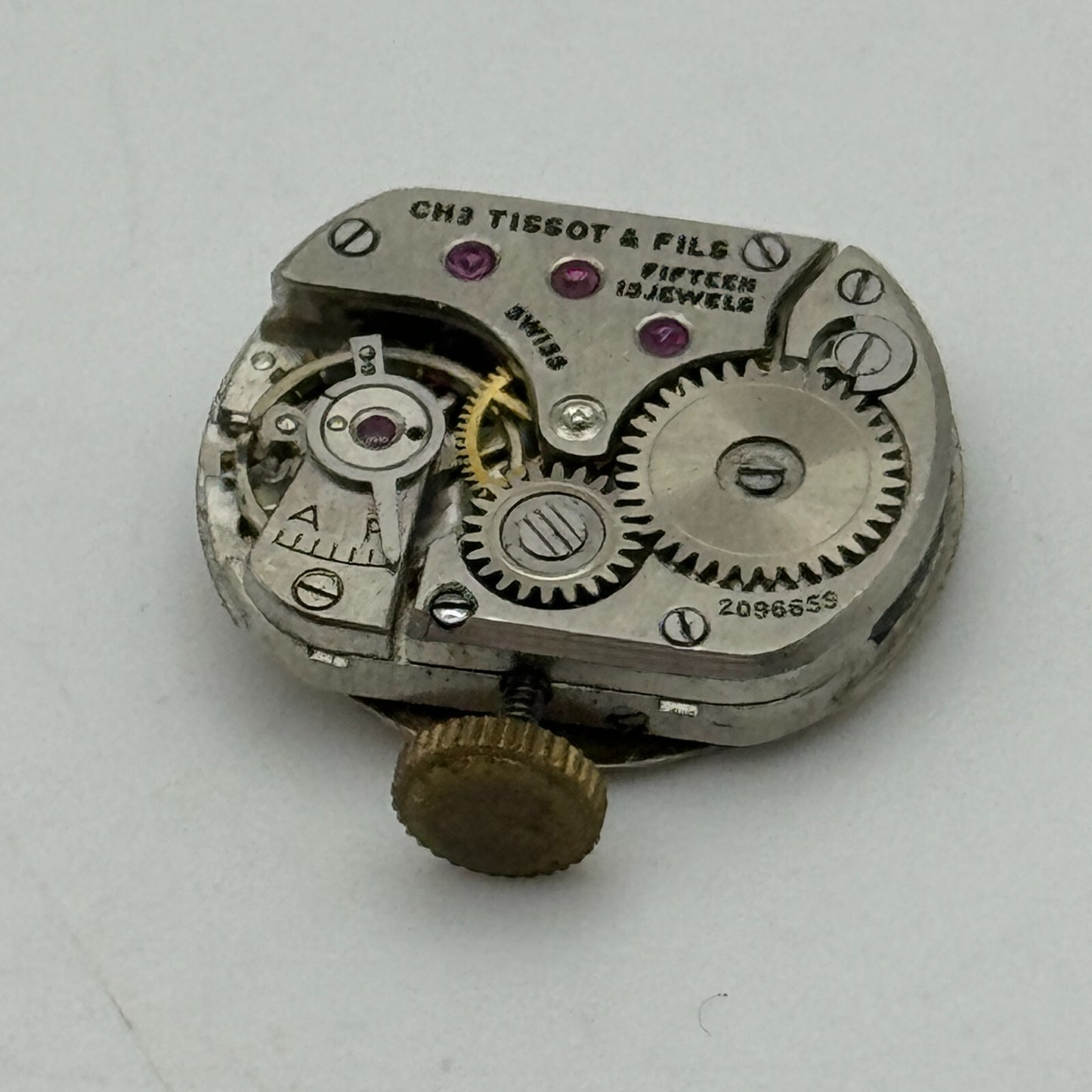13.5mm Tissot 13.6 Swiss 15 Jewels Manual Wind Ladies Watch Movement PARTS