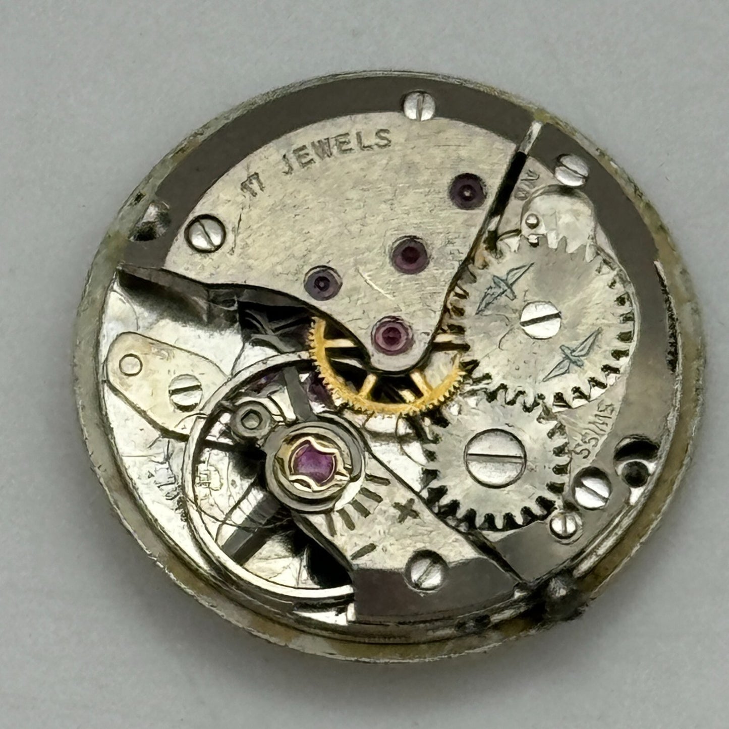 17.5mm Ladies Rotary ETA 2540 Manual Wind Watch Movement Swiss Vintage PARTS