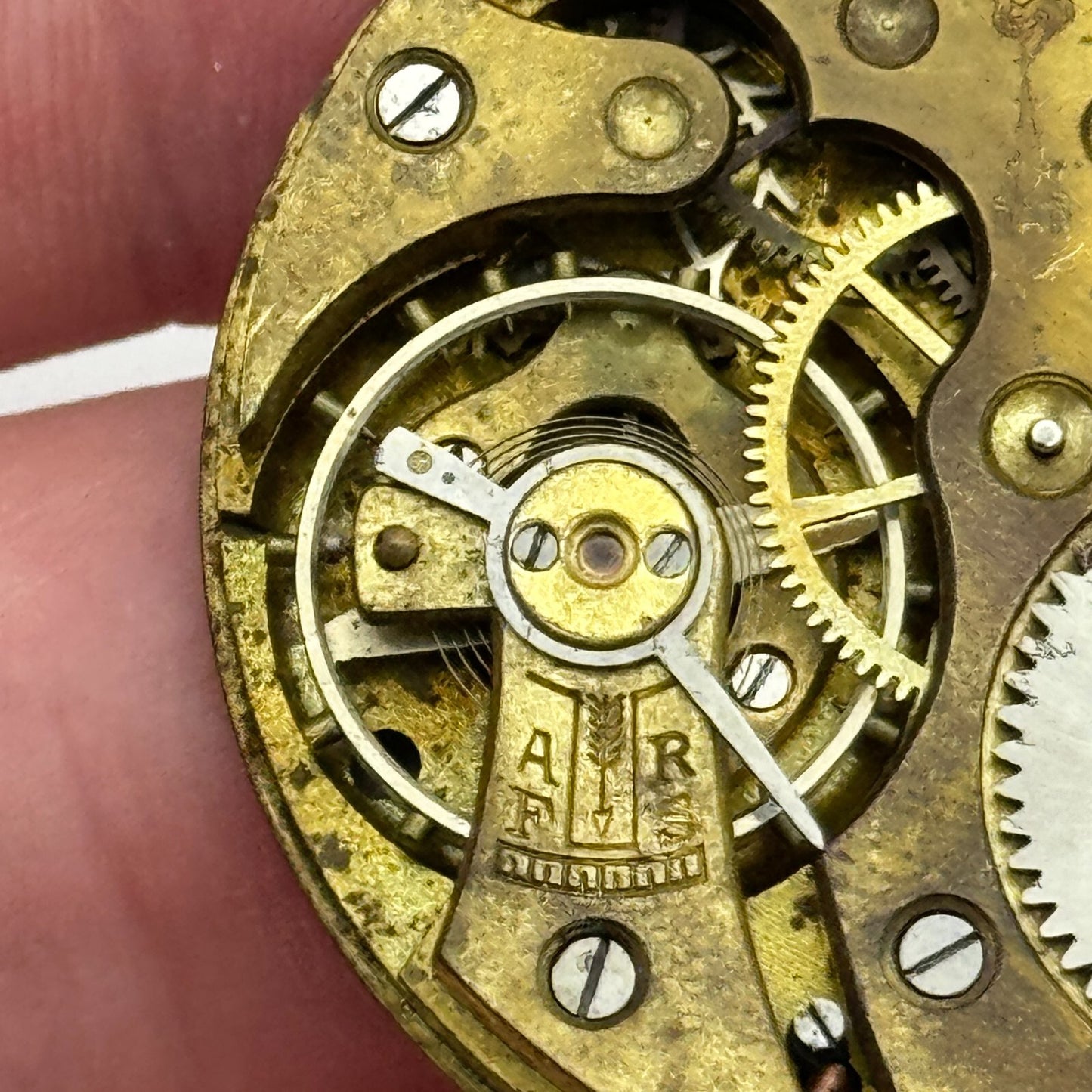 43mm Pinnacle 7 Jewels Sub Seconds Hunter Swiss Pocket Watch Movement PARTS