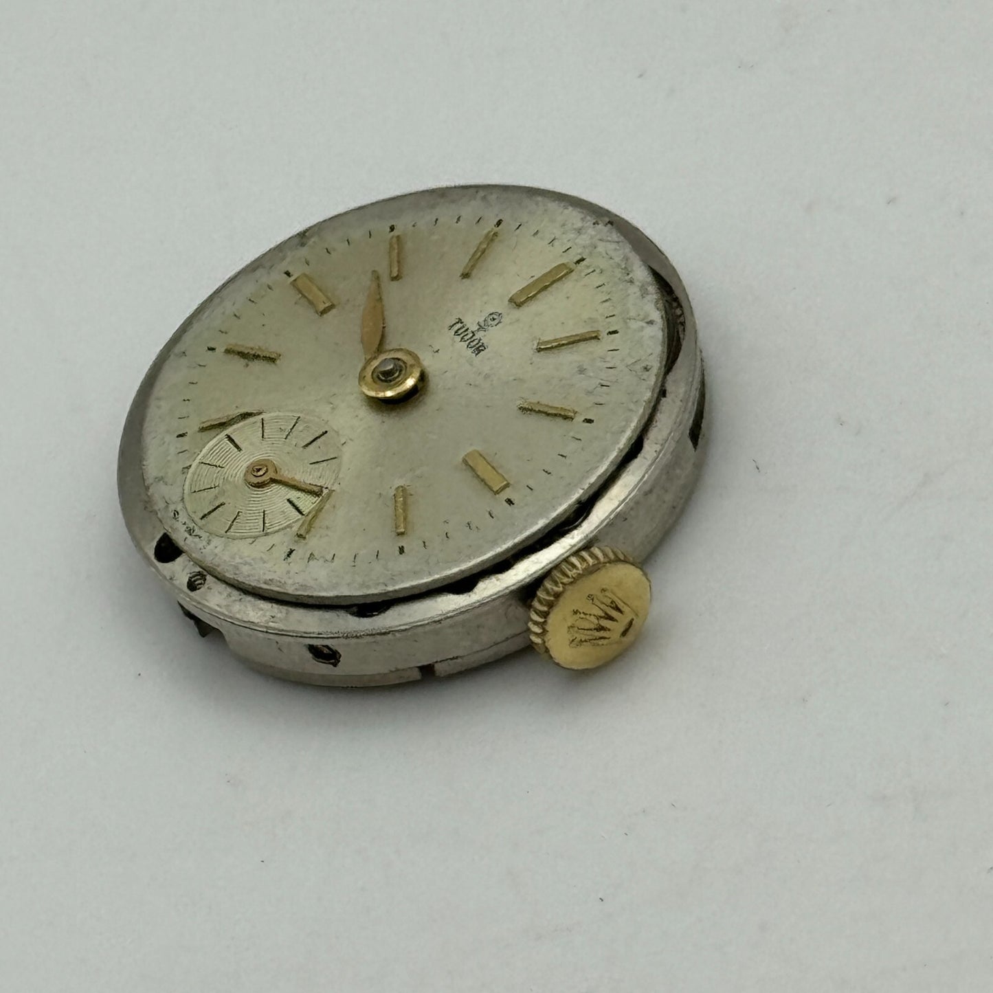 19.6mm Tudor Cal 2325 & 4.2mm Rolex Crown Manual Wind Swiss Watch Movement PARTS