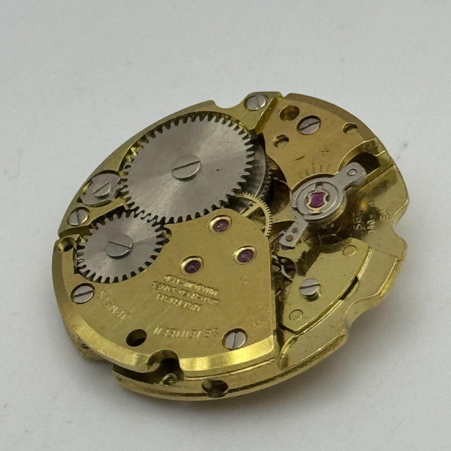 25.9mm Waltham SGT 140-A E4 Manual Wind Watch Movement Swiss Vintage PARTS SPARE