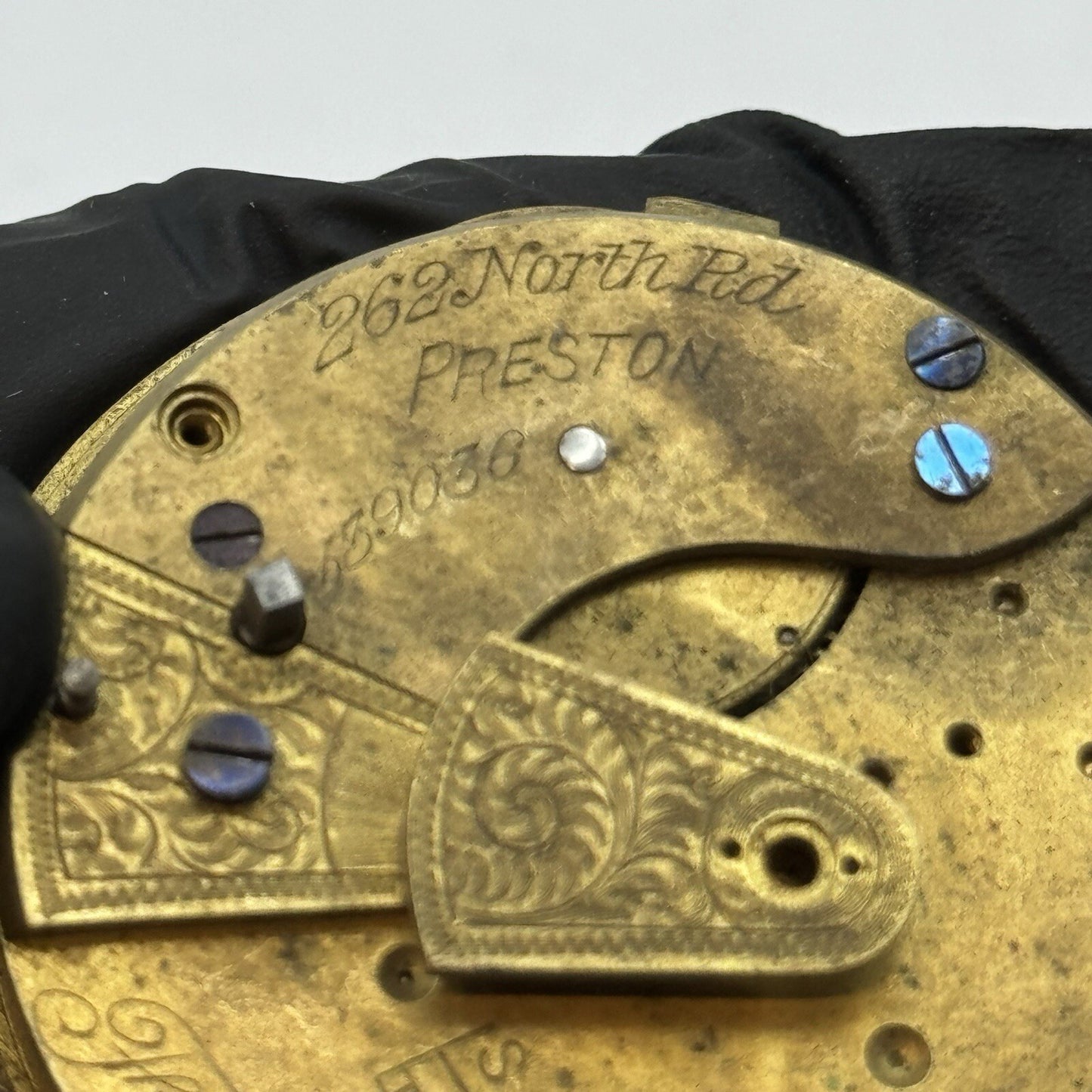 46.7mm Fred Smails North Road Preston Antique Pocket Watch Movement FOR PARTS