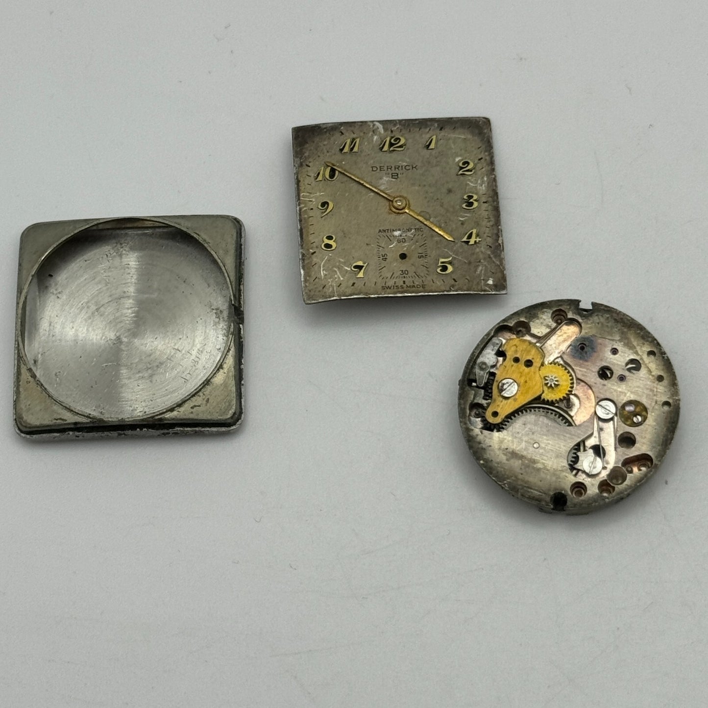 24mm Derrick Arogno A 120 Balance Ok Manual Wind Swiss Watch Movement PARTS