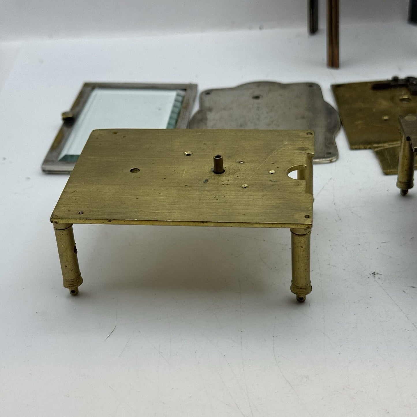 Unidentified Antique Clock Parts Unknown Origin Or Age See Photos Parts Repair