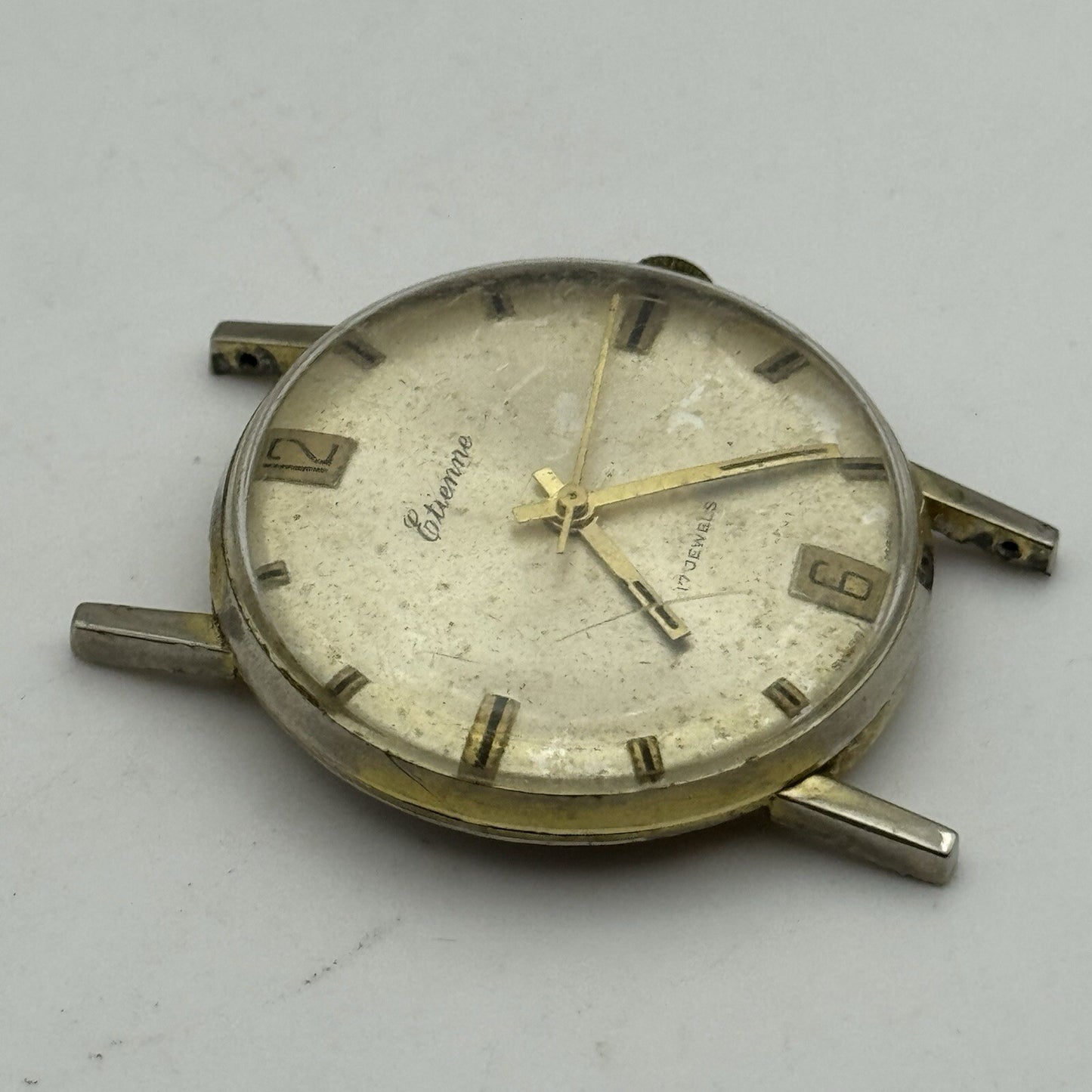 34mm Men’s Manual Wind Etienne RE Cal 1513 Date Dial Watch - RESTORATION