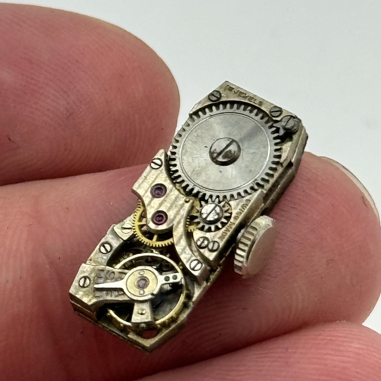 9mm Ladies Running FHF 59 Manual Wind 15 Jewels Watch Movement PARTS SPARES