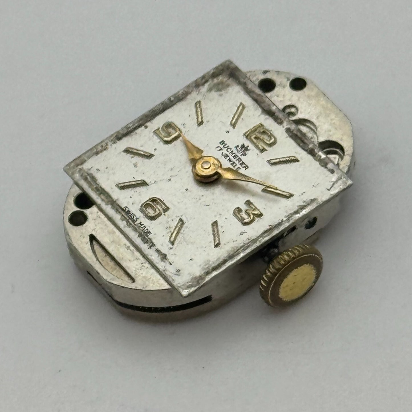12.8mm Running Bucherer ETA 2355 Manual Wind Watch Movement PARTS REPAIR