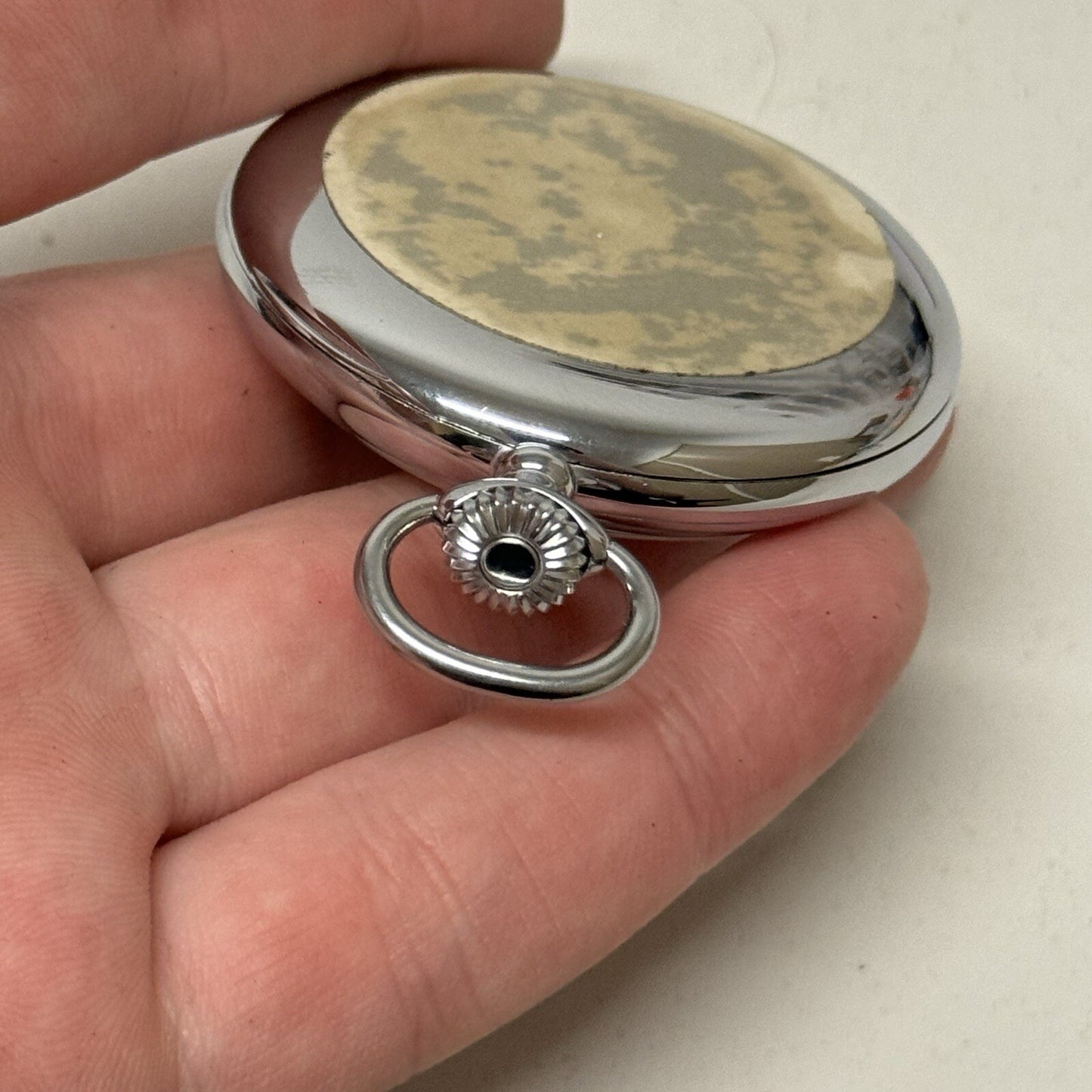 50mm Vintage Dowel NEW OLD STOCK Open Face Sub Seconds Pocket Watch TO SERVICE