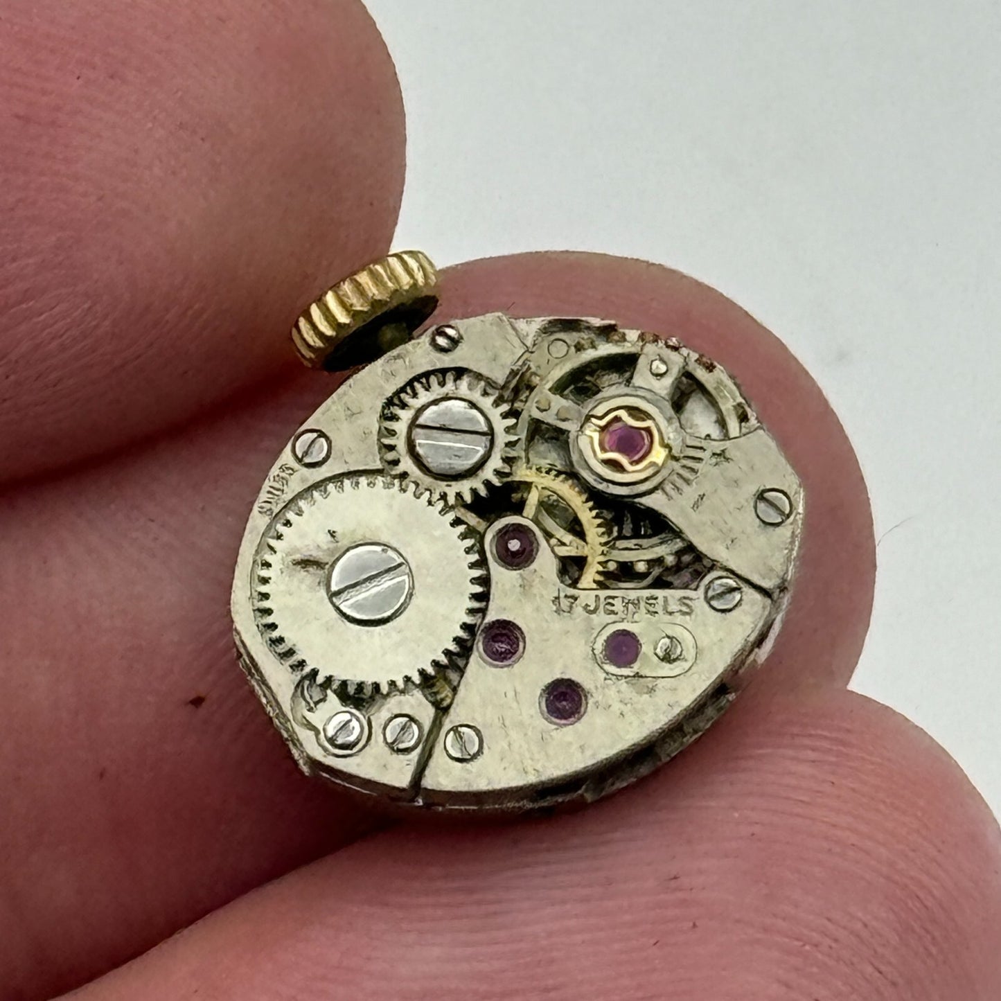 12.9mm Ladies Perona AS 1012 A Schild Manual Wind Swiss Watch Movement PARTS