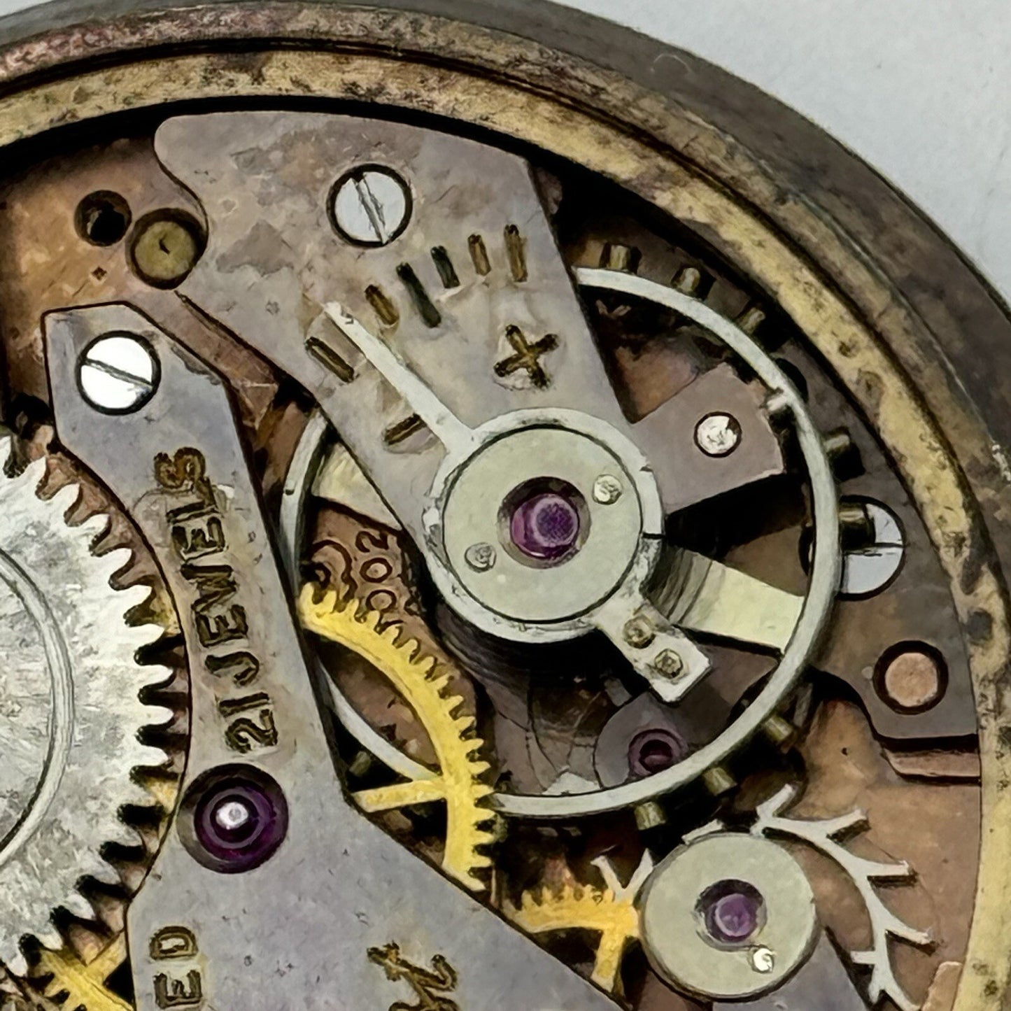 25.1mm Manual Wind AS 1002 984 Accurist Watch Movement Restoration Parts Repair