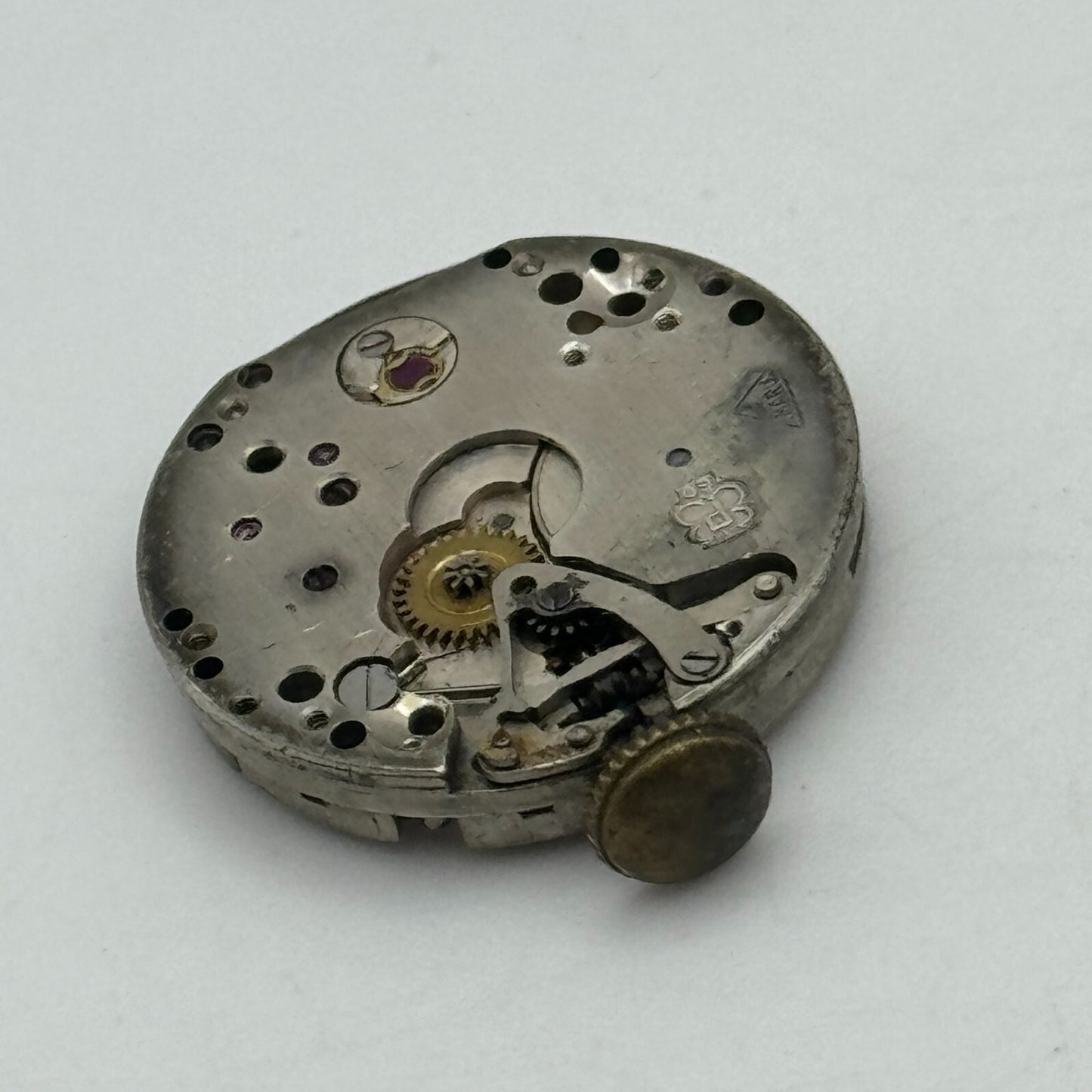 19.7mm Sterling Shield Peseux P 60 Balance Ok Manual Wind Watch Movement PARTS