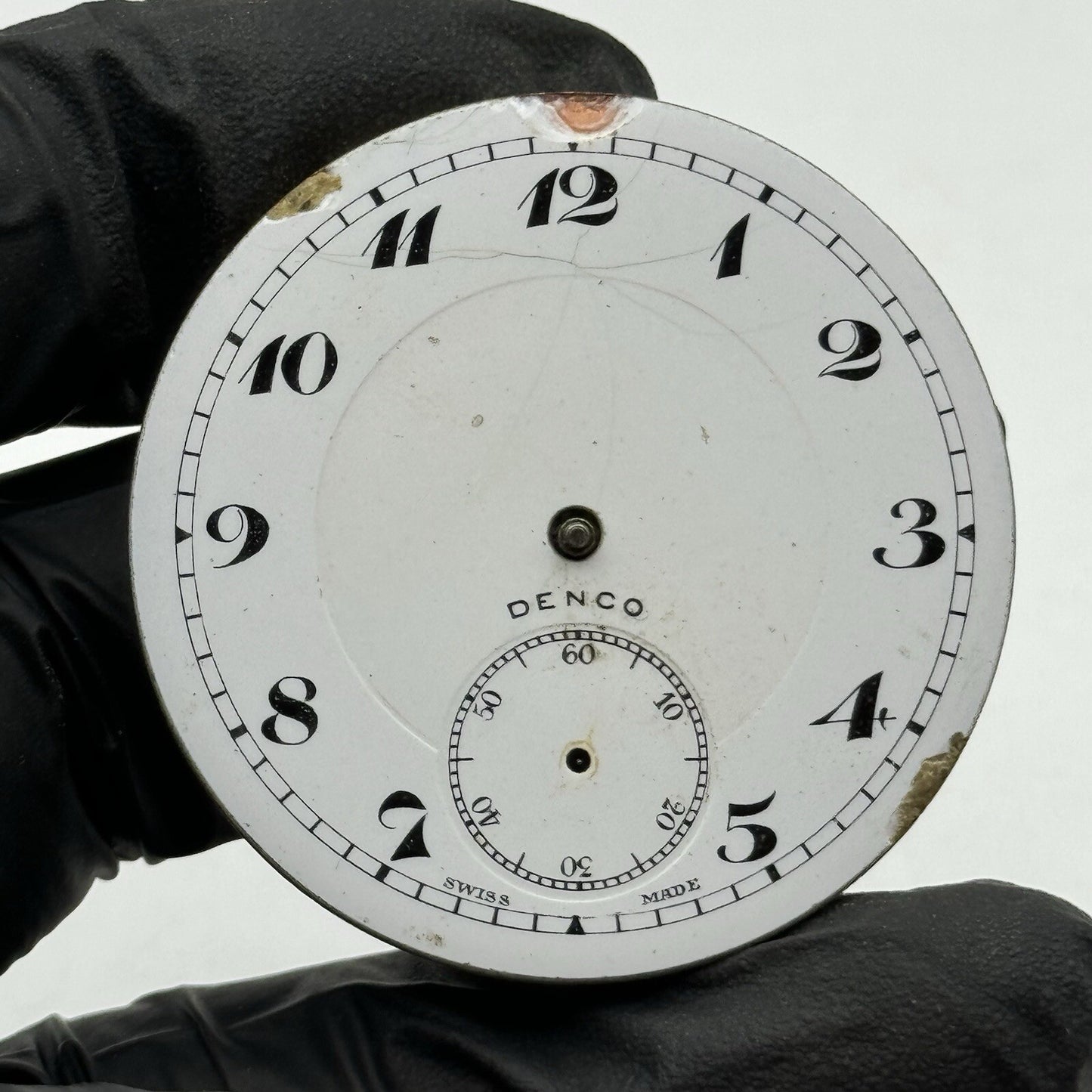 42.9mm Manual Wind Denco Higher Grade Pocket Watch Movement FOR PARTS Restore