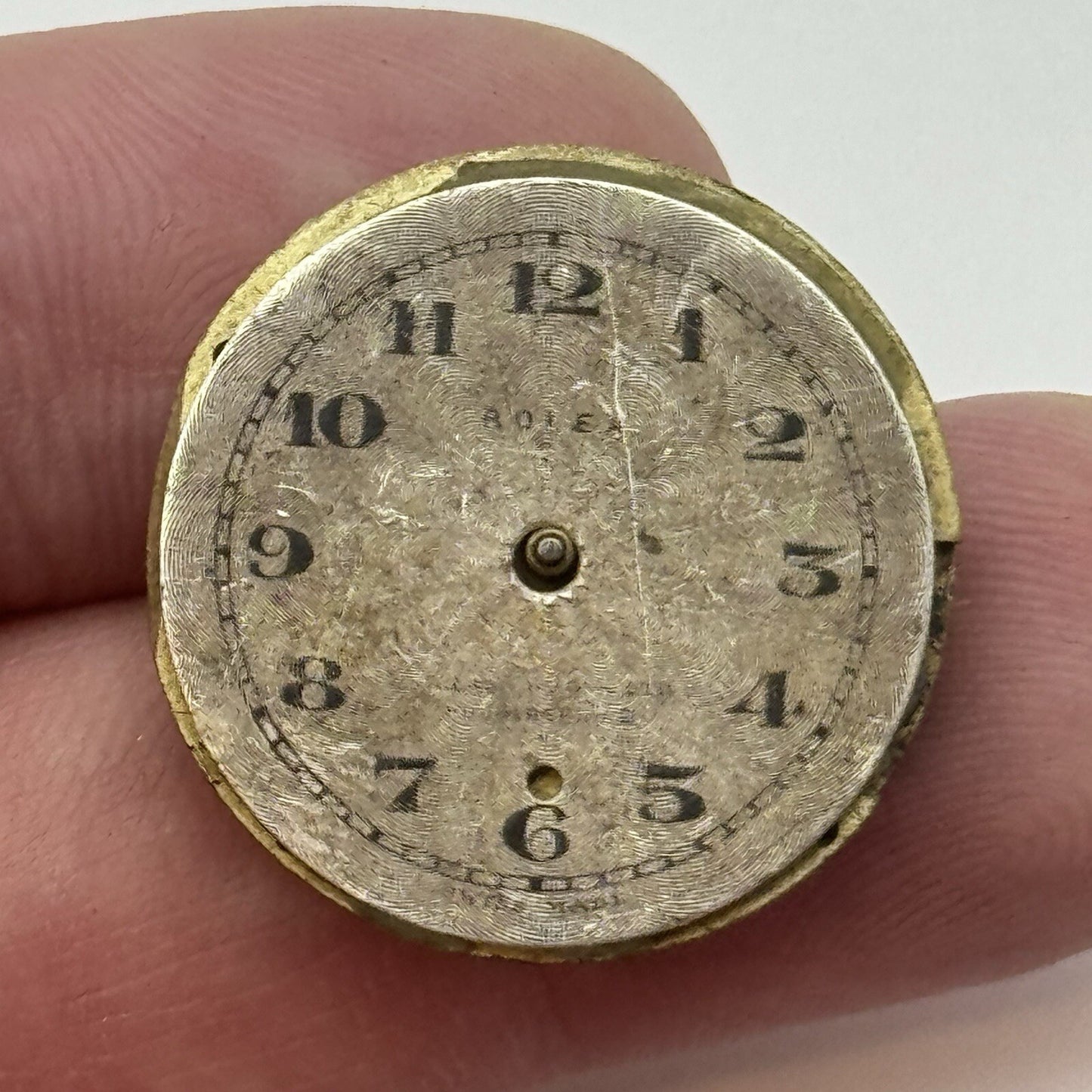 22.2mm Vintage Rolex 2216 Sub Seconds Wristwatch Dial & Unidentified Movement