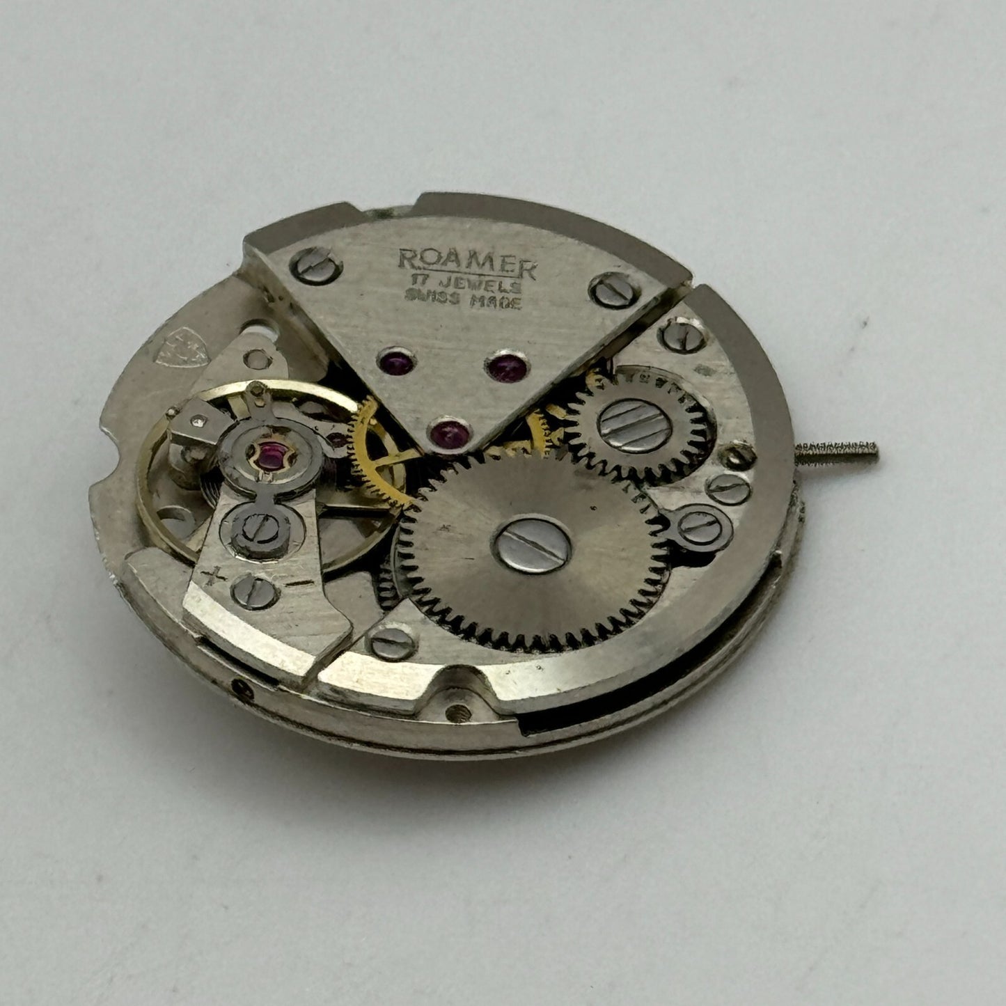 25.9mm Men's Roamer MST 414 Balance Ok Watch Movement Swiss Vintage PARTS SPARE