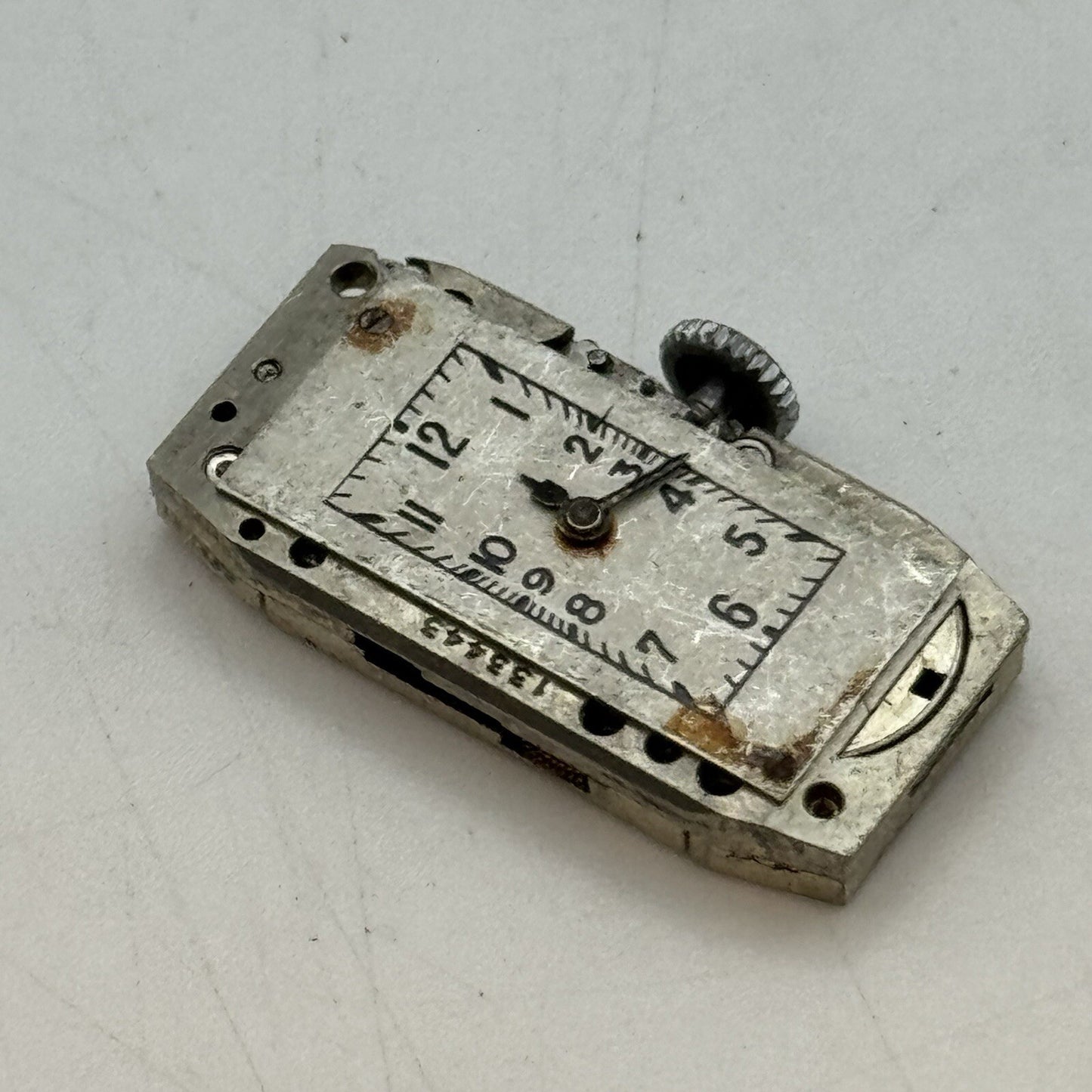 12.3mm Cyma Tavannes Cal 344.2 High Quality Tank Watch Movement Parts Repair