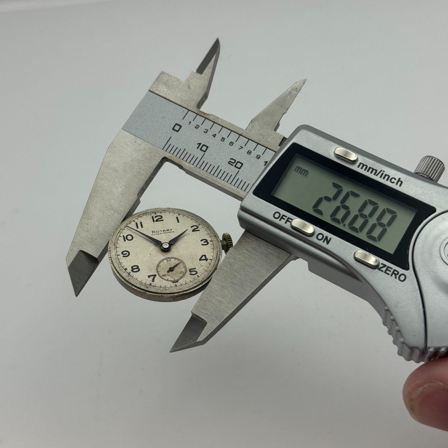 26.8mm Running Rotary Super Sports 4/440 Manual Wind Swiss Watch Movement PARTS