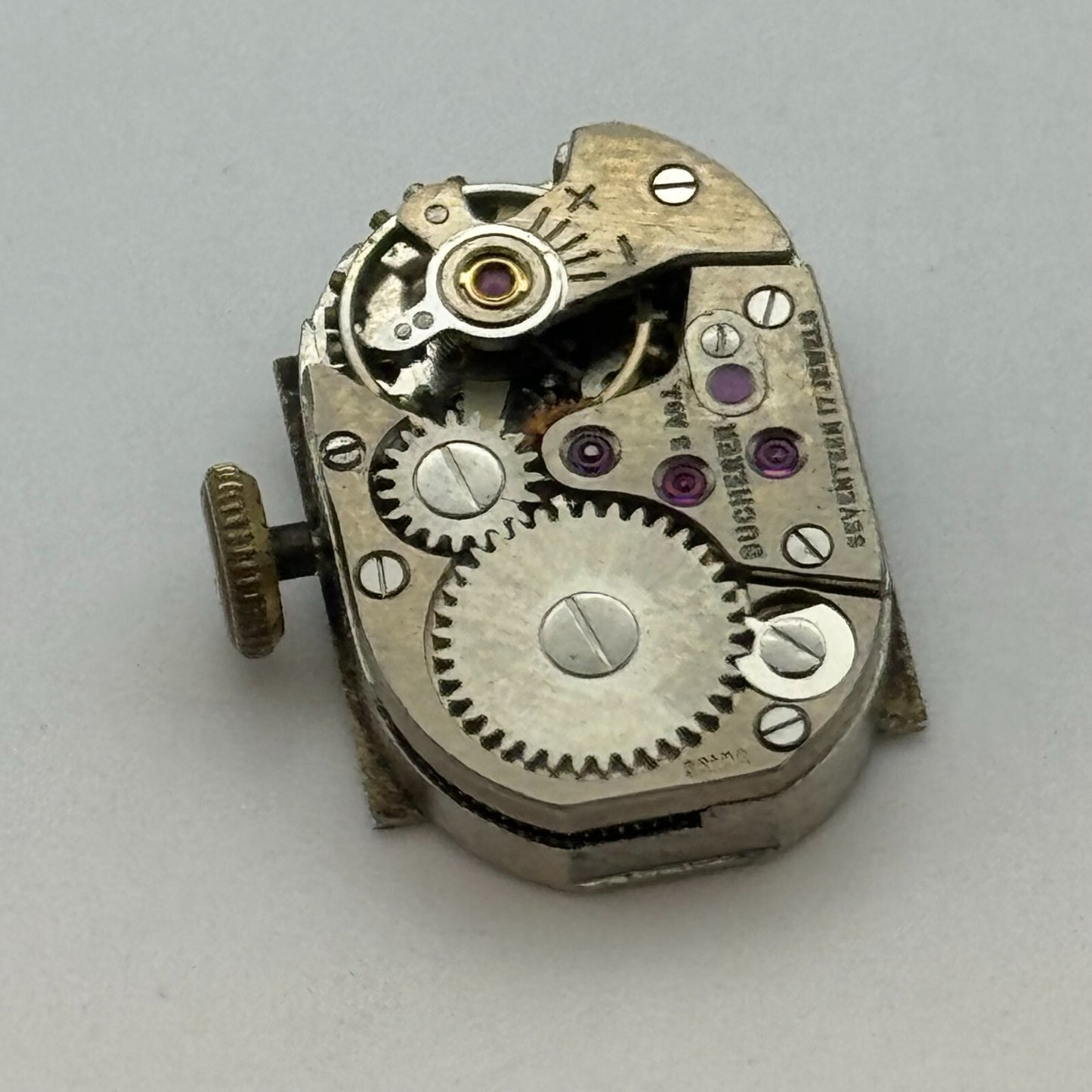 12.8mm Running Bucherer ETA 2355 Manual Wind Watch Movement PARTS REPAIR