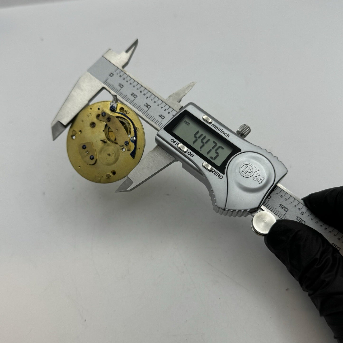 44.7mm Clayton Atherton Interesting Pocket Watch Movement FOR PARTS